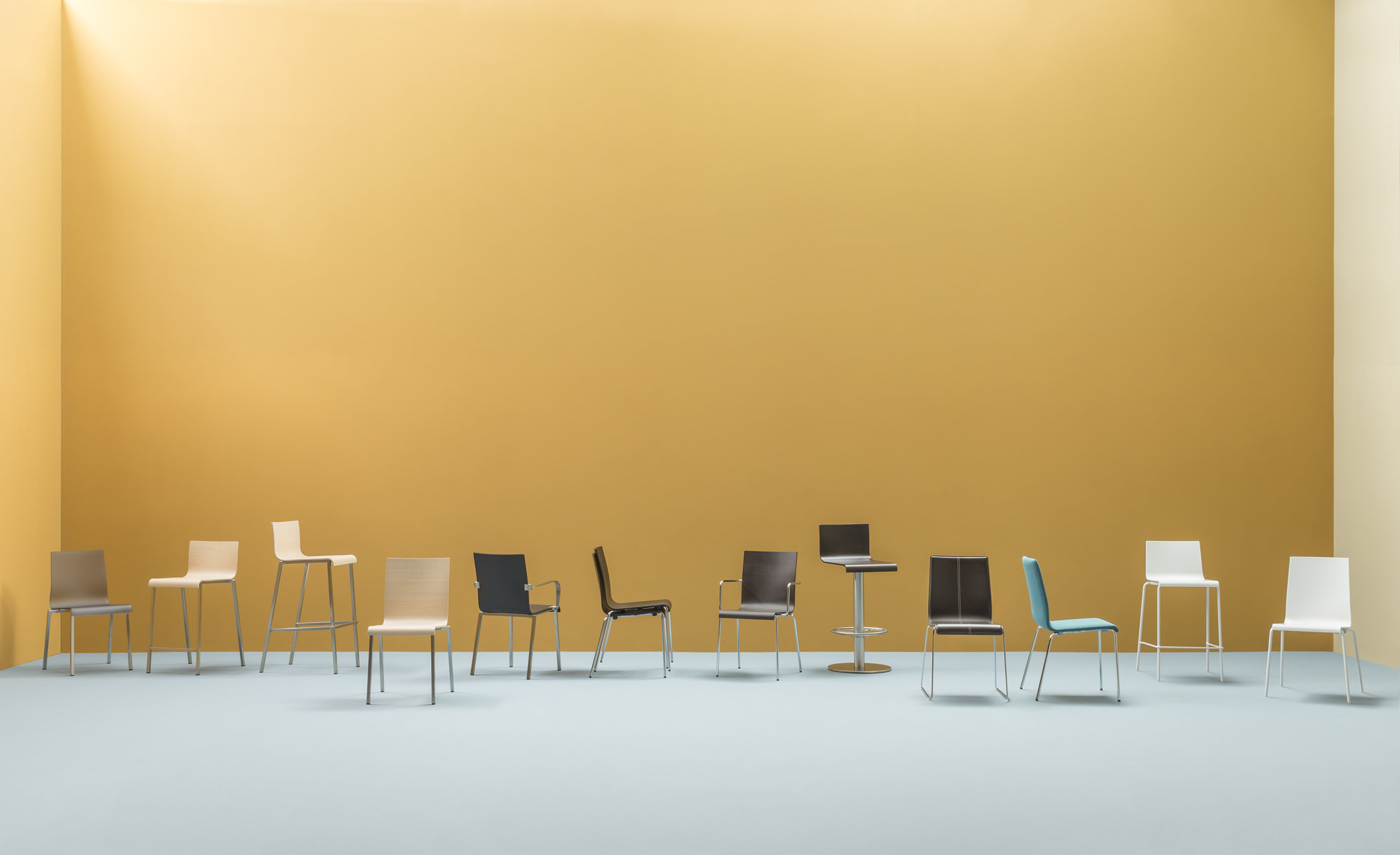 Kuadra 1331 Stuhl Vierbeingestell Schwarz