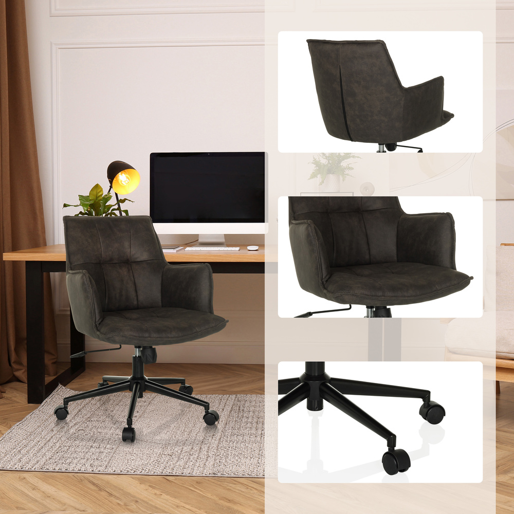 Solao Life Office Chair Swivel Fabric Green