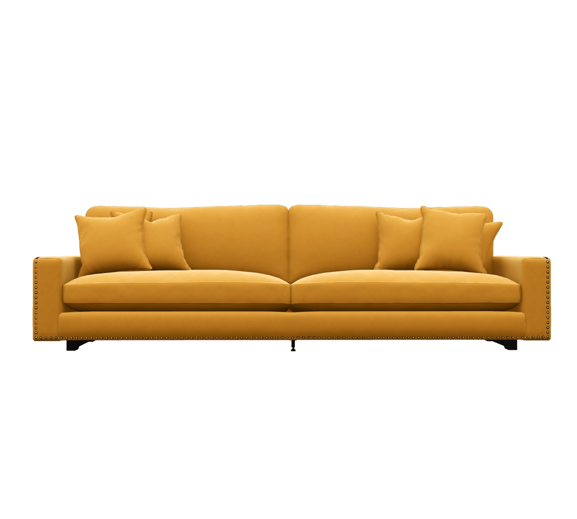Valen XL Sofa Solemio Senfgelb 88