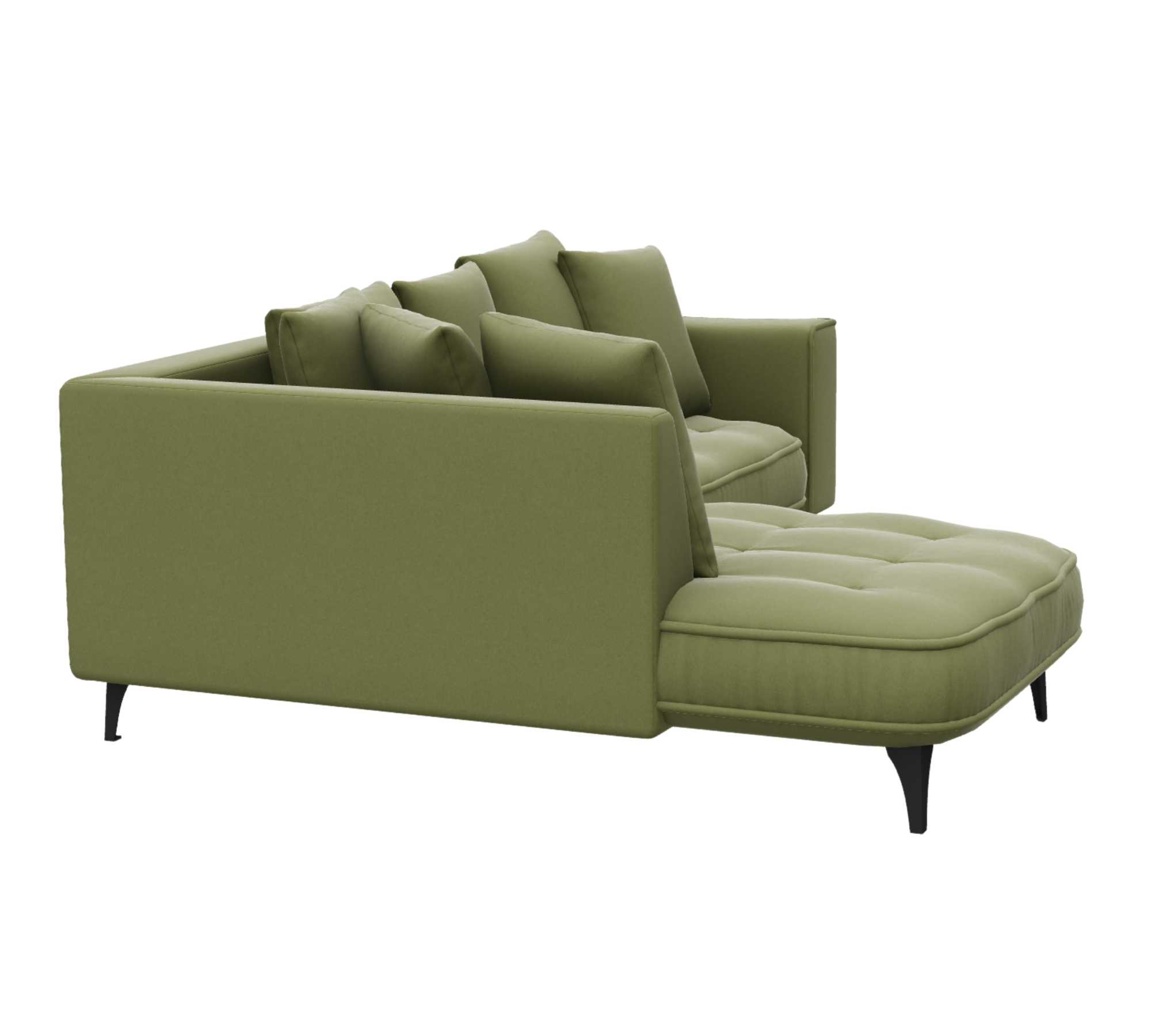 Vargen Sofa Récamiere Links Salvador Moosgrün 8