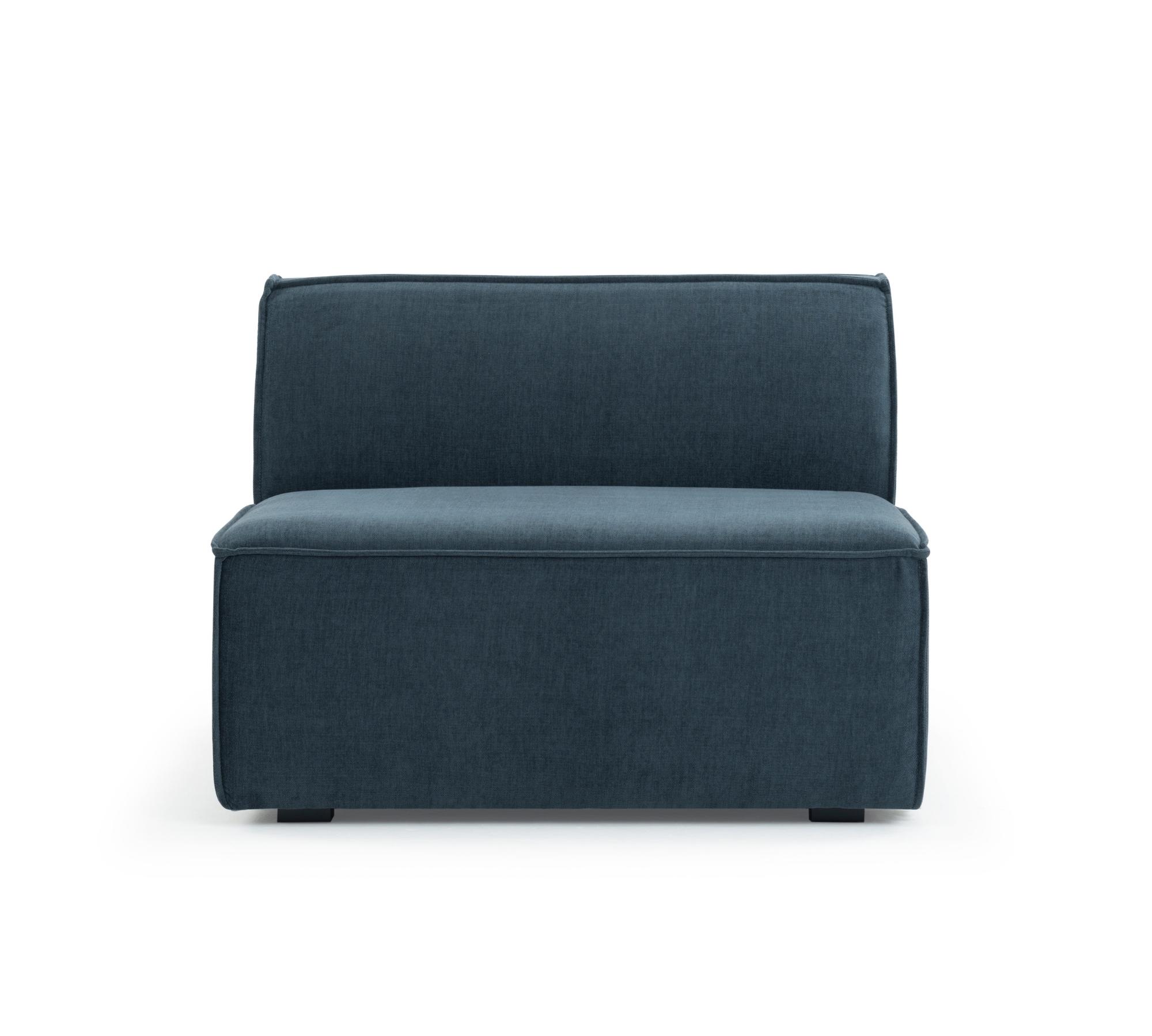 1-seater sofa module Danny Dusty Blue