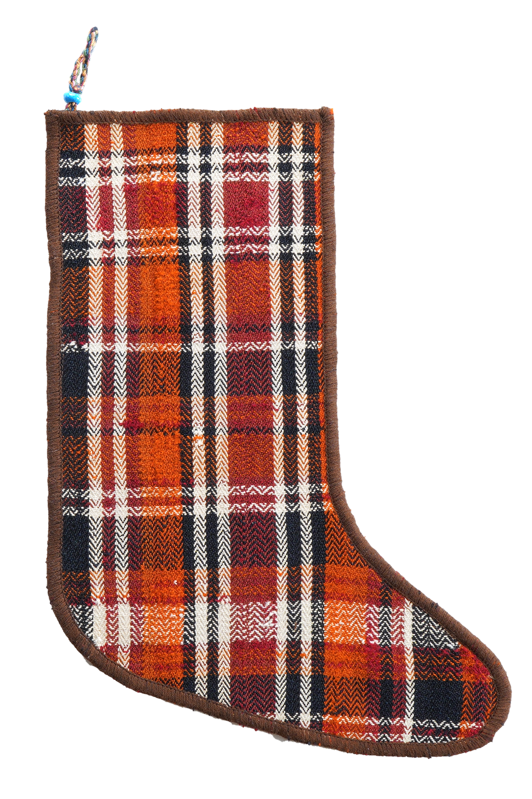 Weihnachtsstrumpf Wolle Mehrfarbig 41x56cm