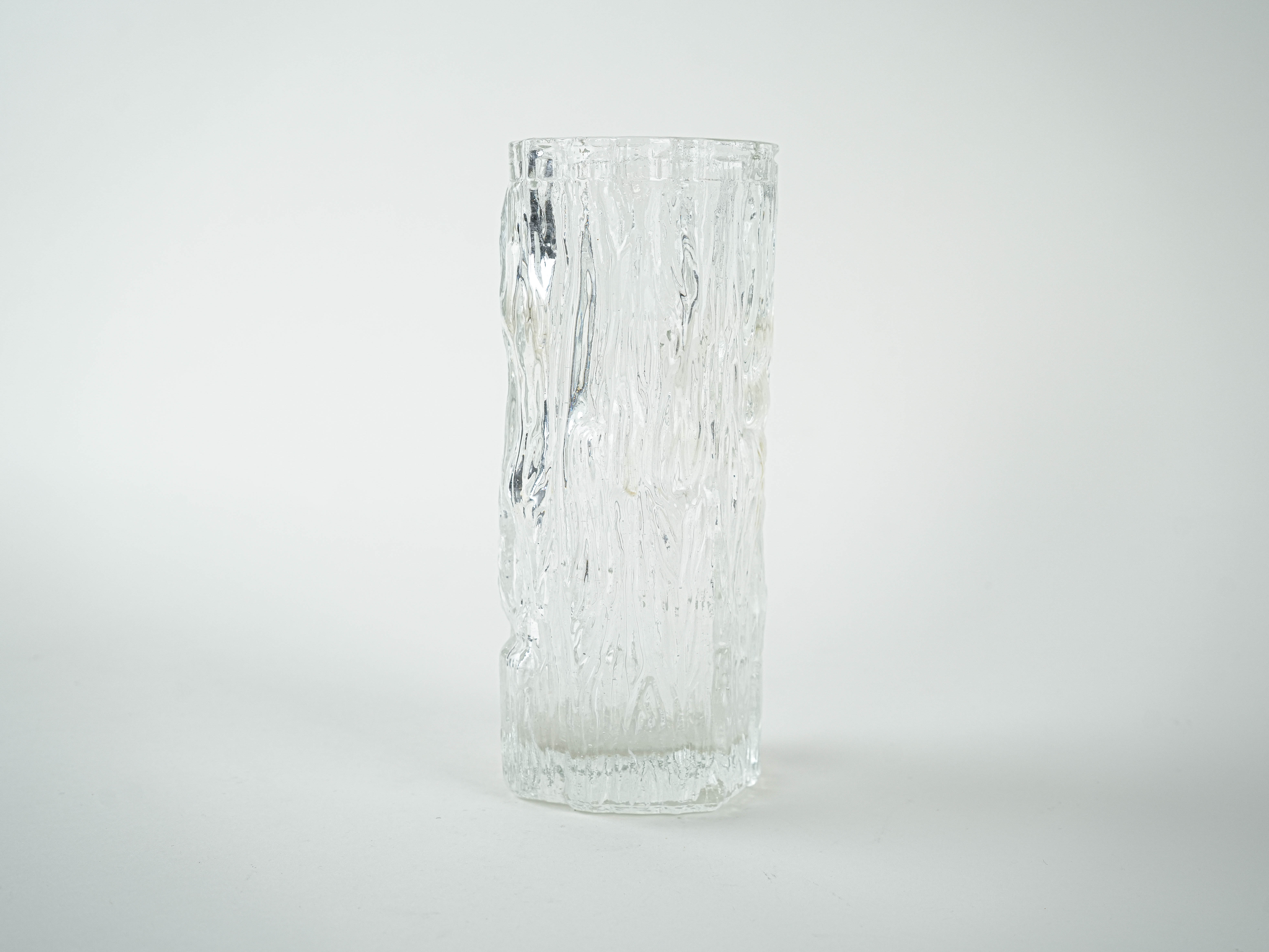 Vaso in vetro Avena anni '60