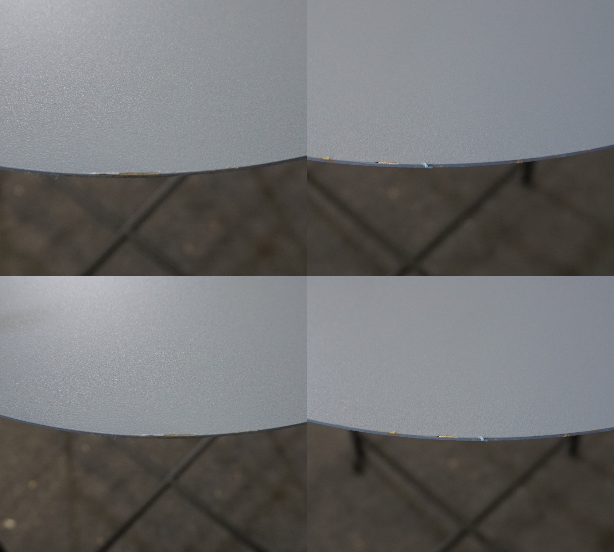EDGE Serviertisch 76cm Taubenblau