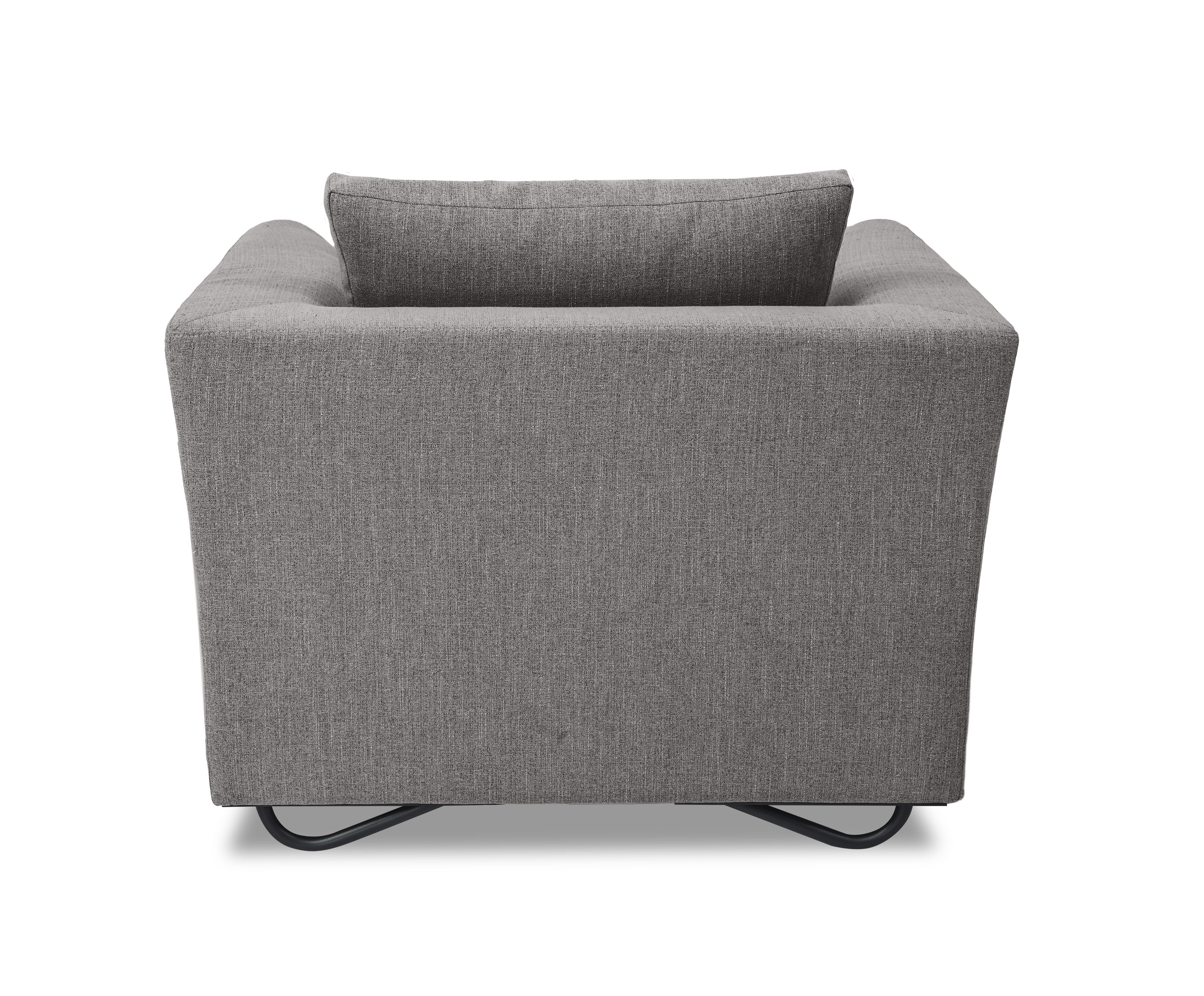 Giulia Sessel Textil Grau