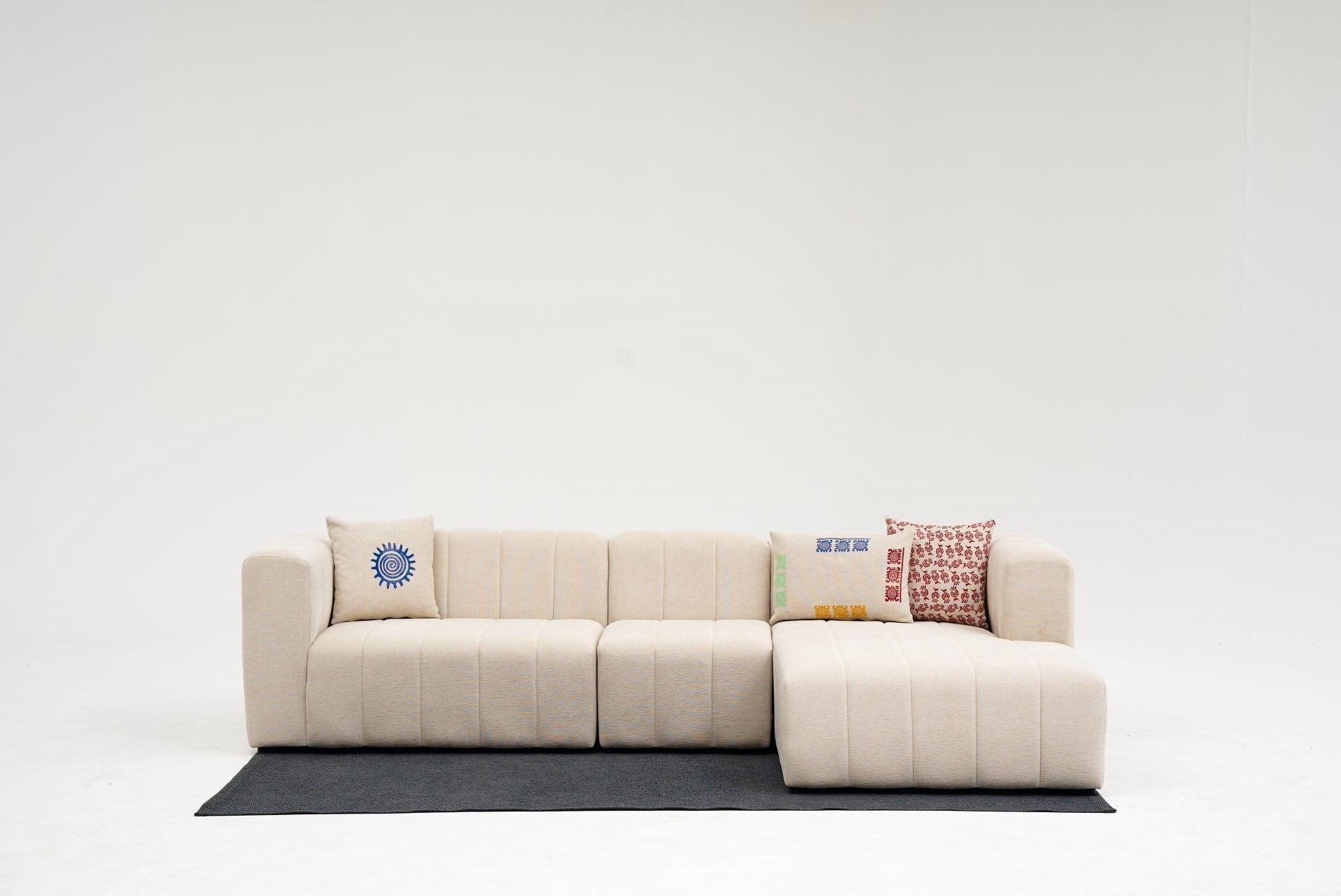 Beyza Sofa Récamiere Rechts Creme