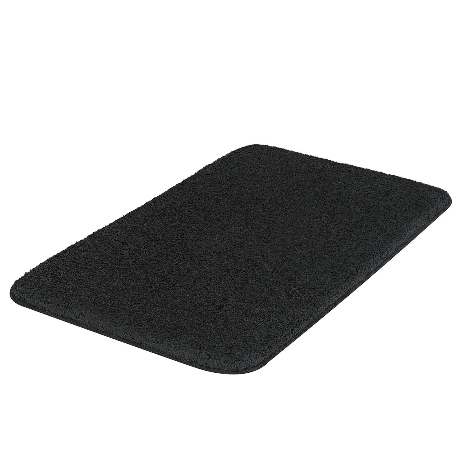 Badteppich Meadow Schwarz 120 x 70 cm