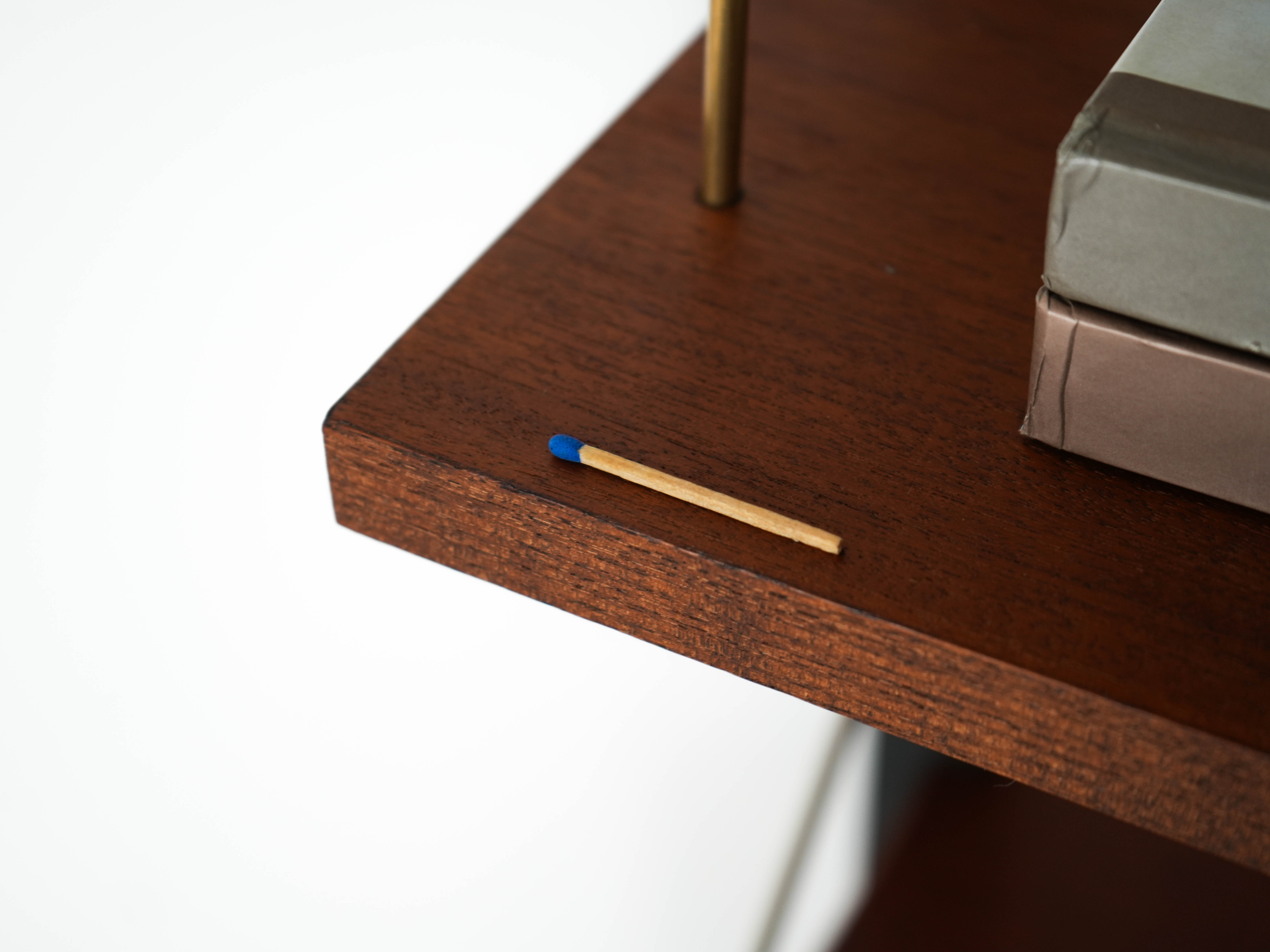 Teak-Wandmöbel Braun 1960er Jahre