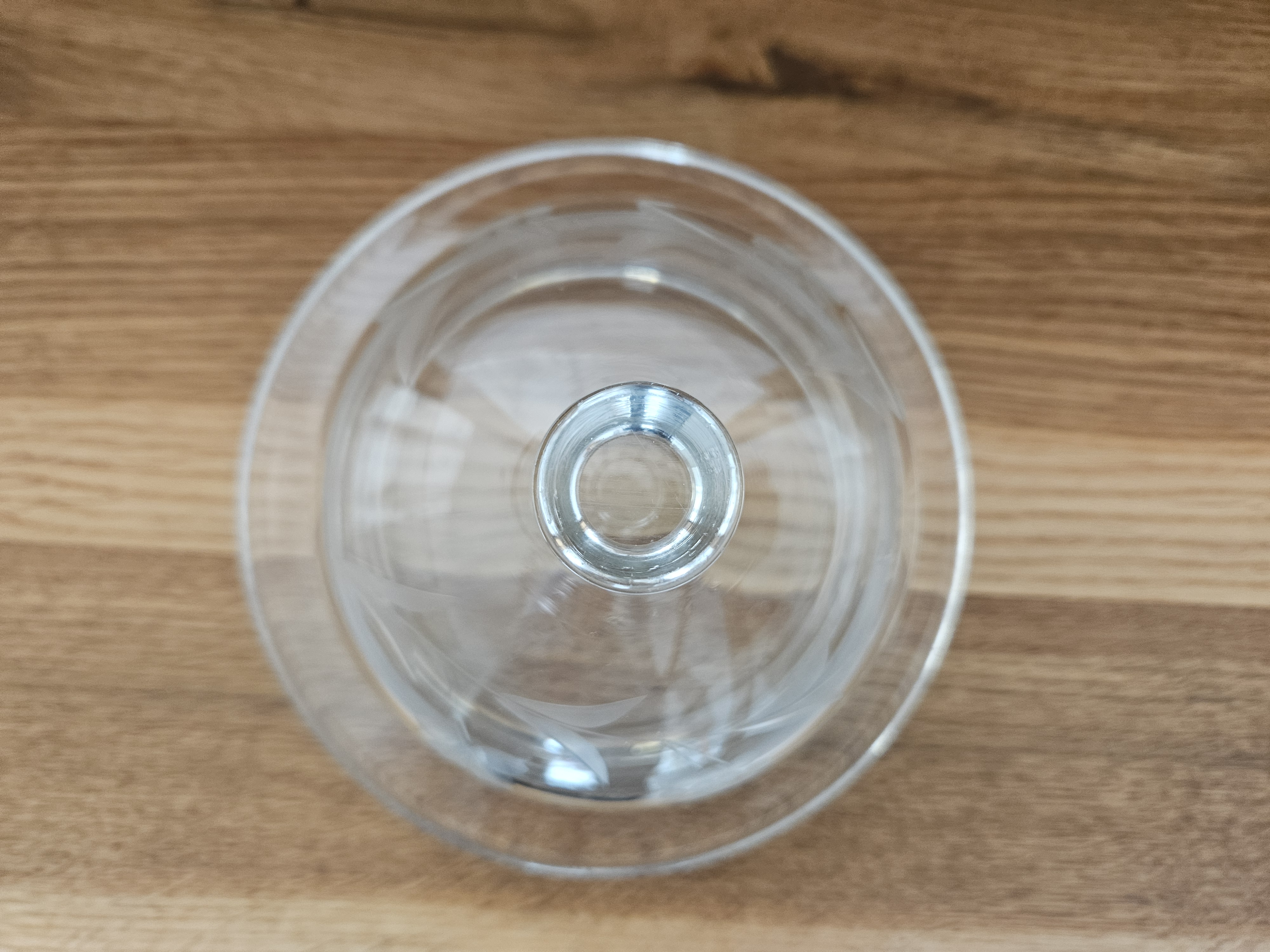 Engraved Crystal Cheese Dome