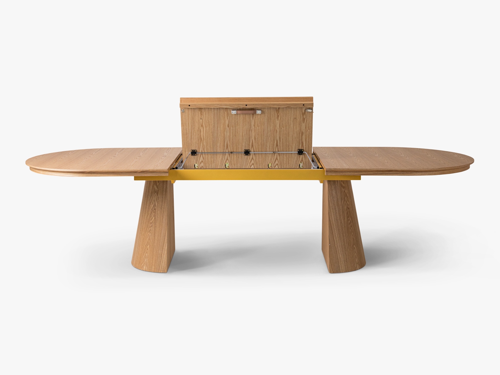 Mana Extendable Dining Table 8-Seater Wood-based Material Natural Oak 210/300x105x76 cm