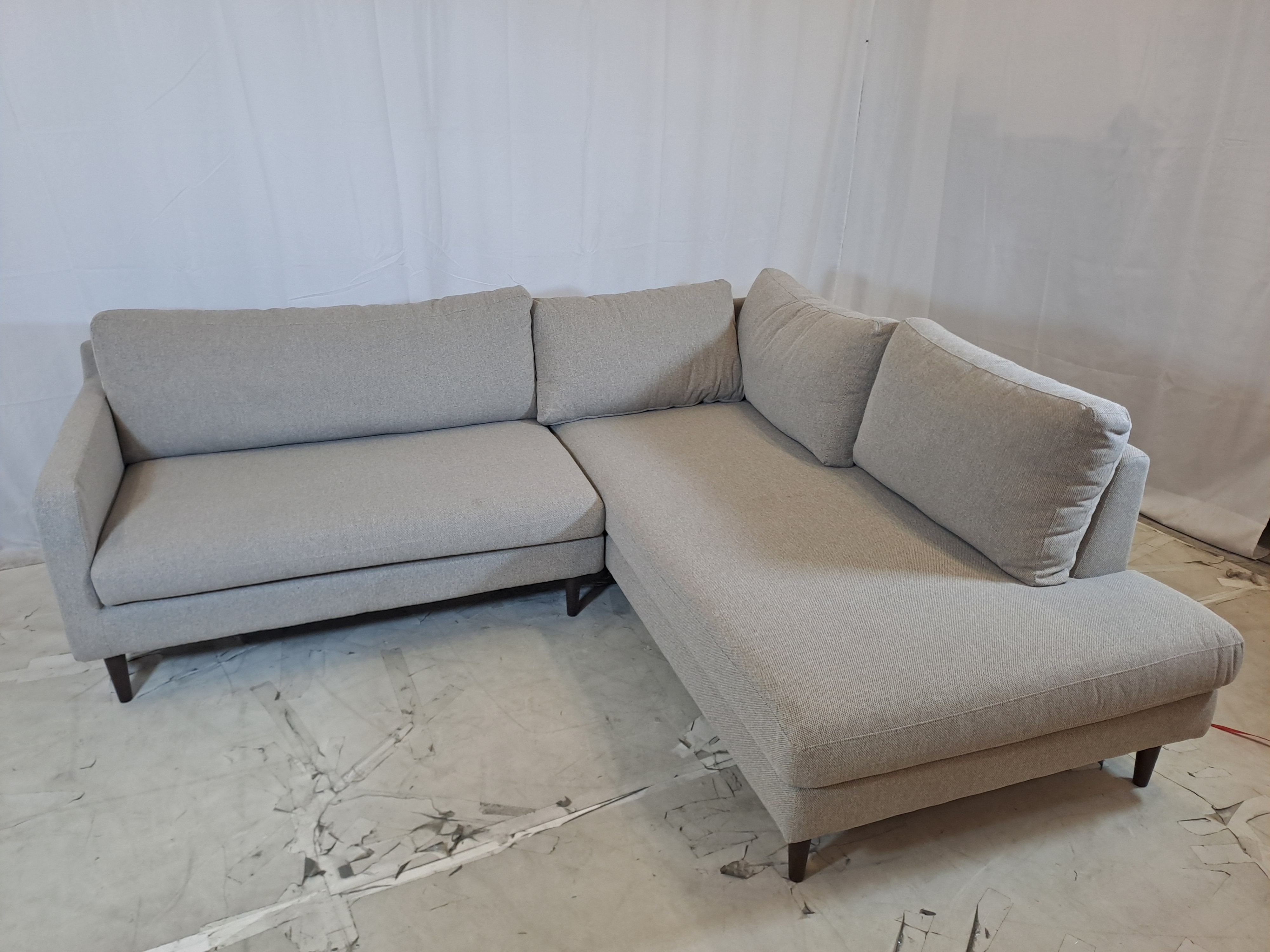 Astha Sofa Récamiere Rechts Agnes Brown