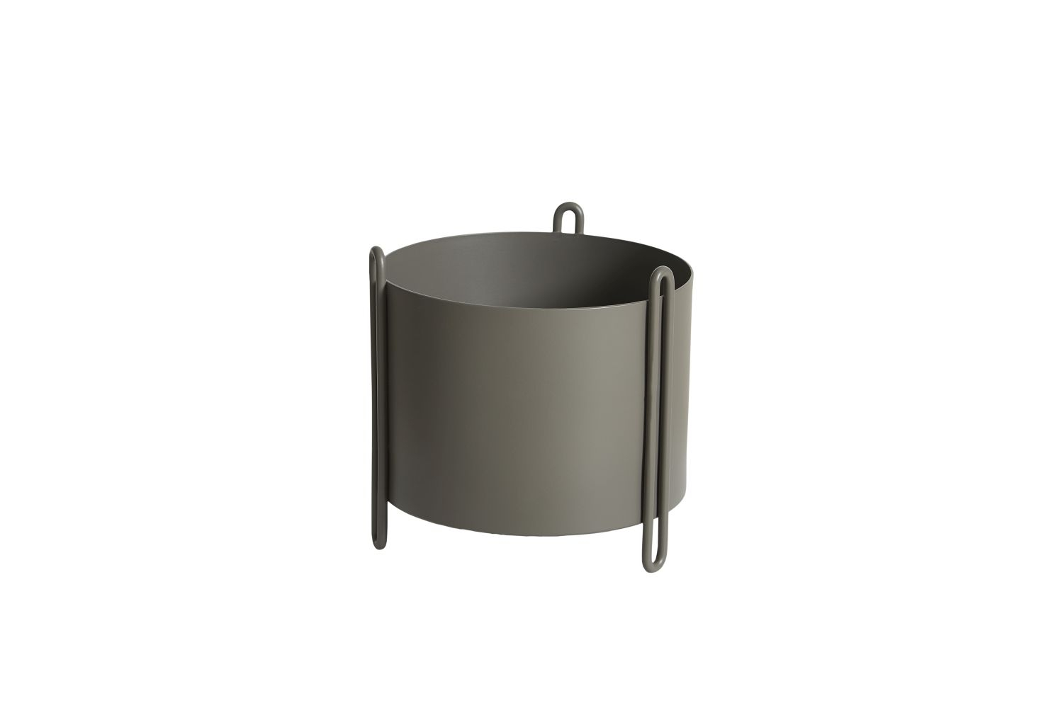 Pidestall Blumentopf Metall Braun