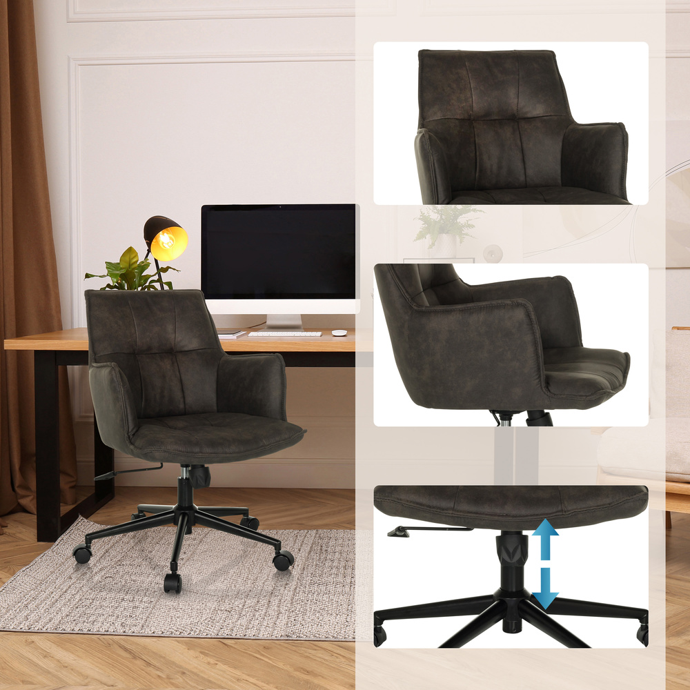 Solao Life Office Chair Swivel Fabric Green