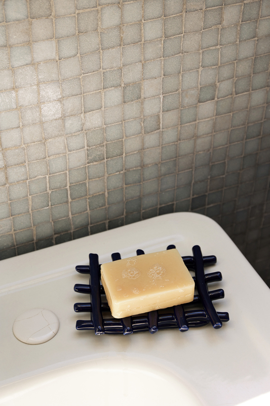 Ceramic Seifenschale Blau