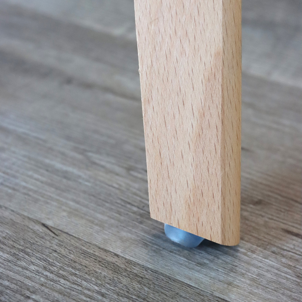 Sedia imbottita Scandi Ted tessuto bianco