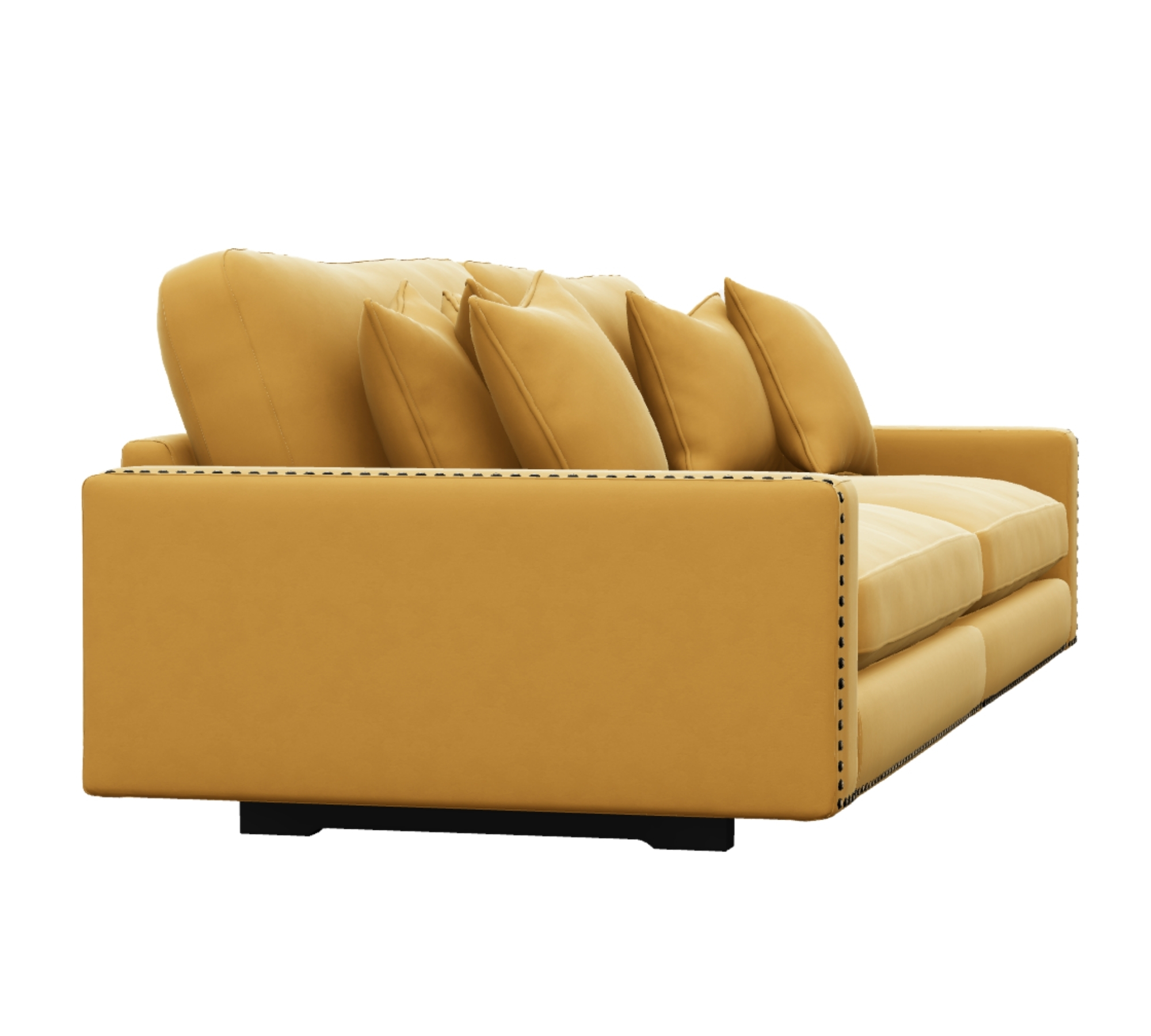 Valen XL Sofa Solemio Senfgelb 88