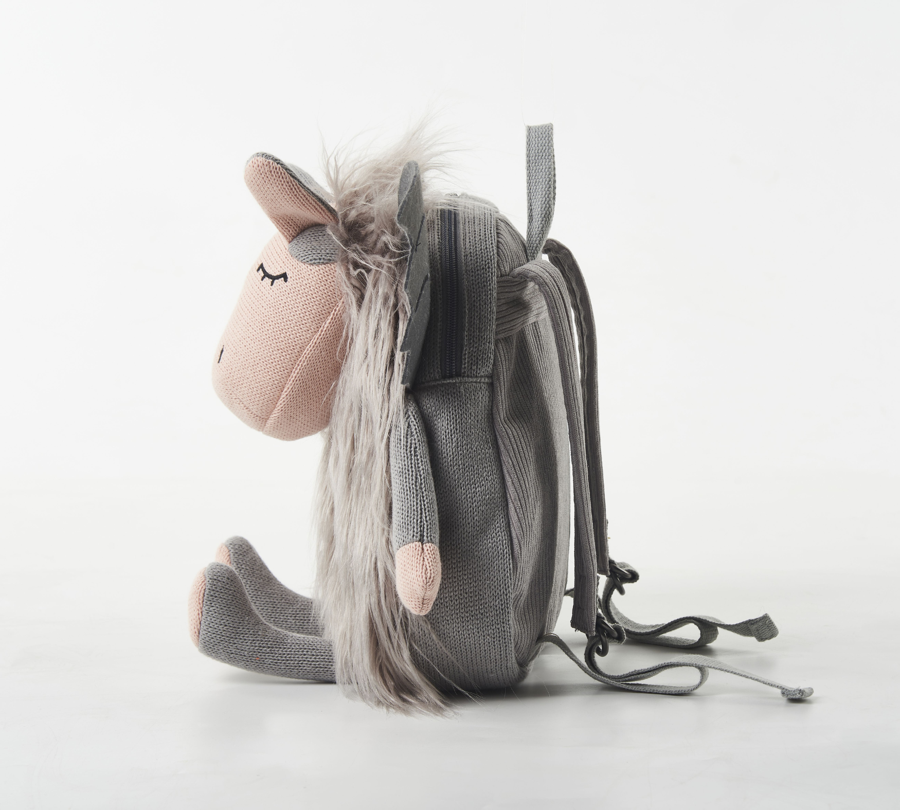 Vampi Rucksack Baumwolle Grau