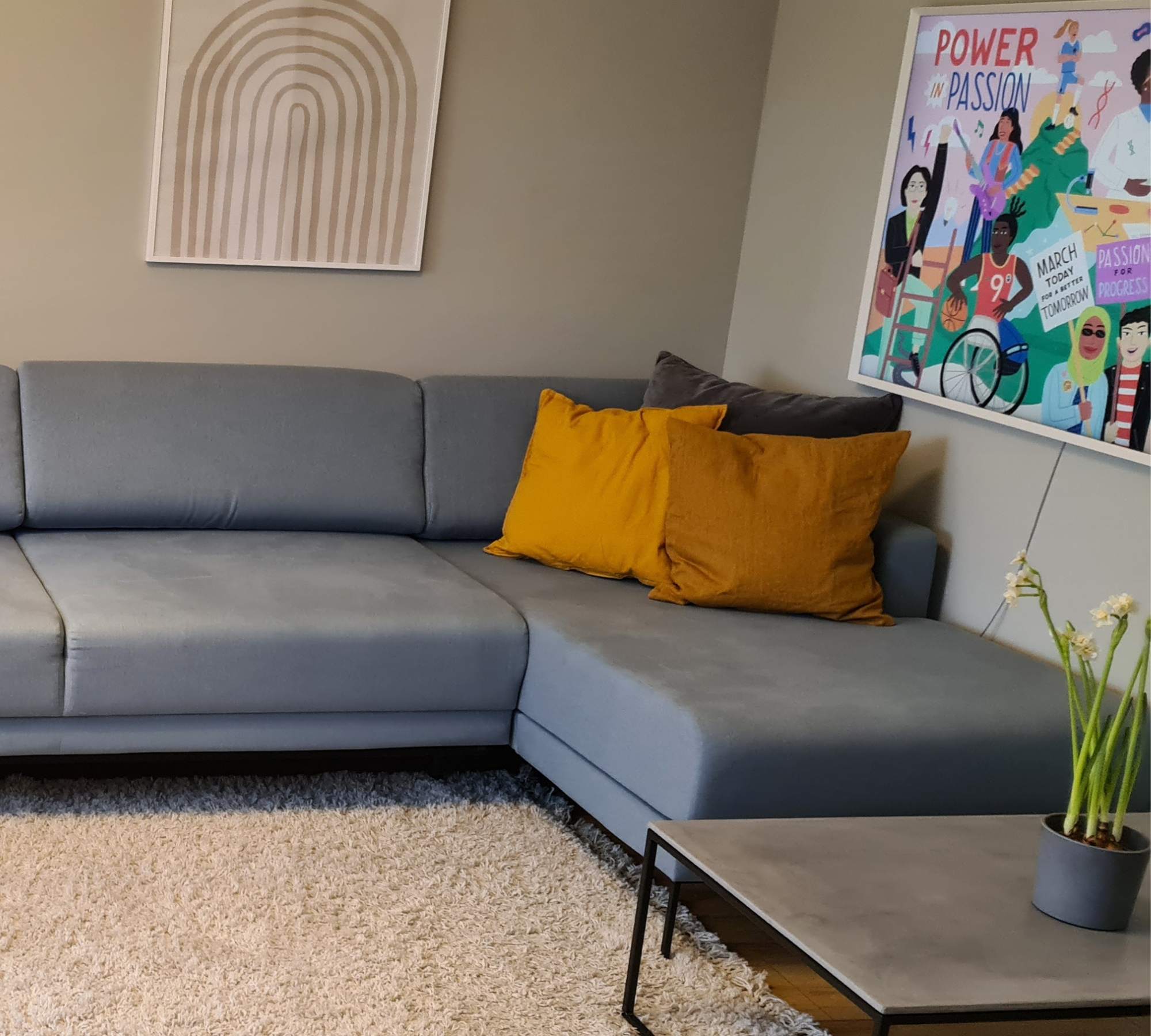 Tyme Sofalandschaft Cotton Turquoise