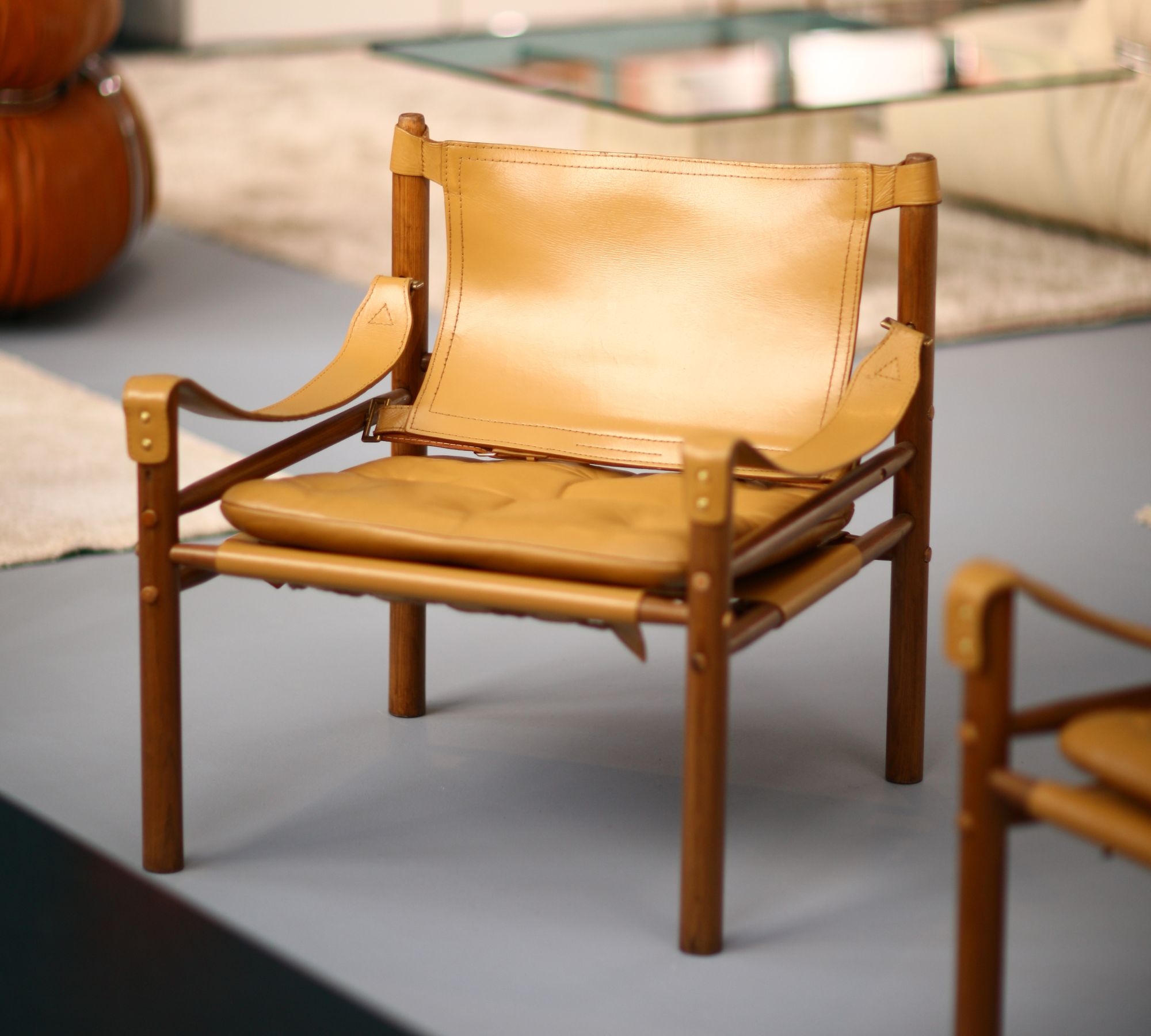 2x Sessel Safari Sirocco Arne Norell est. 1965