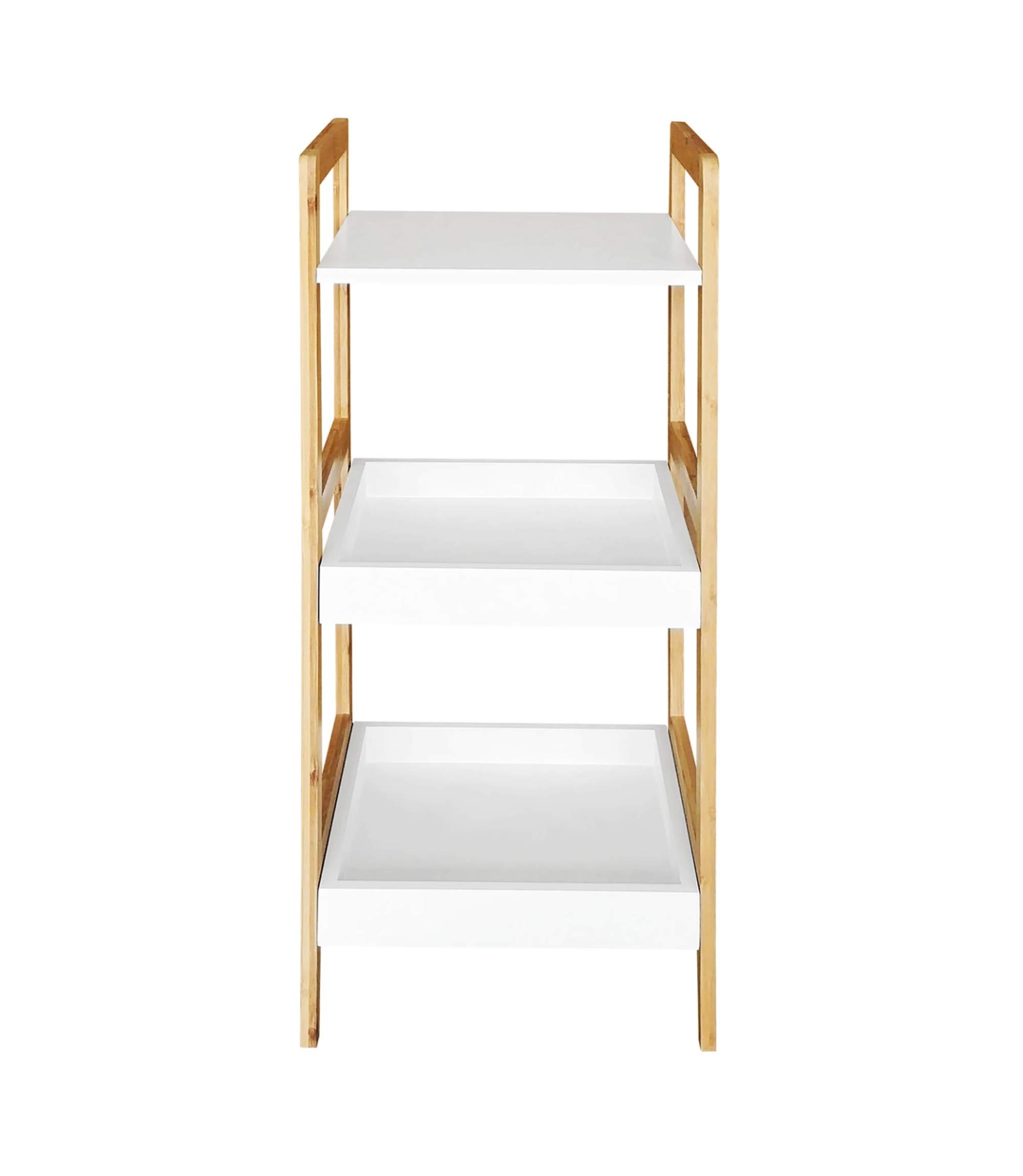 Regal Massivholz Weiß