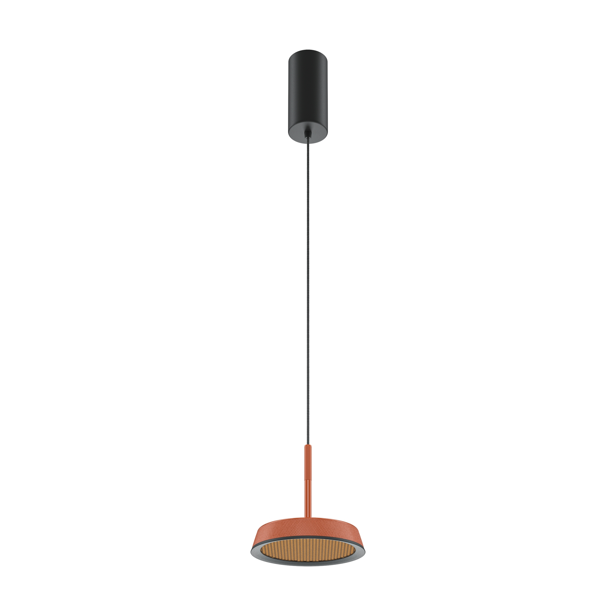 El Pendant lamp Aluminium Black