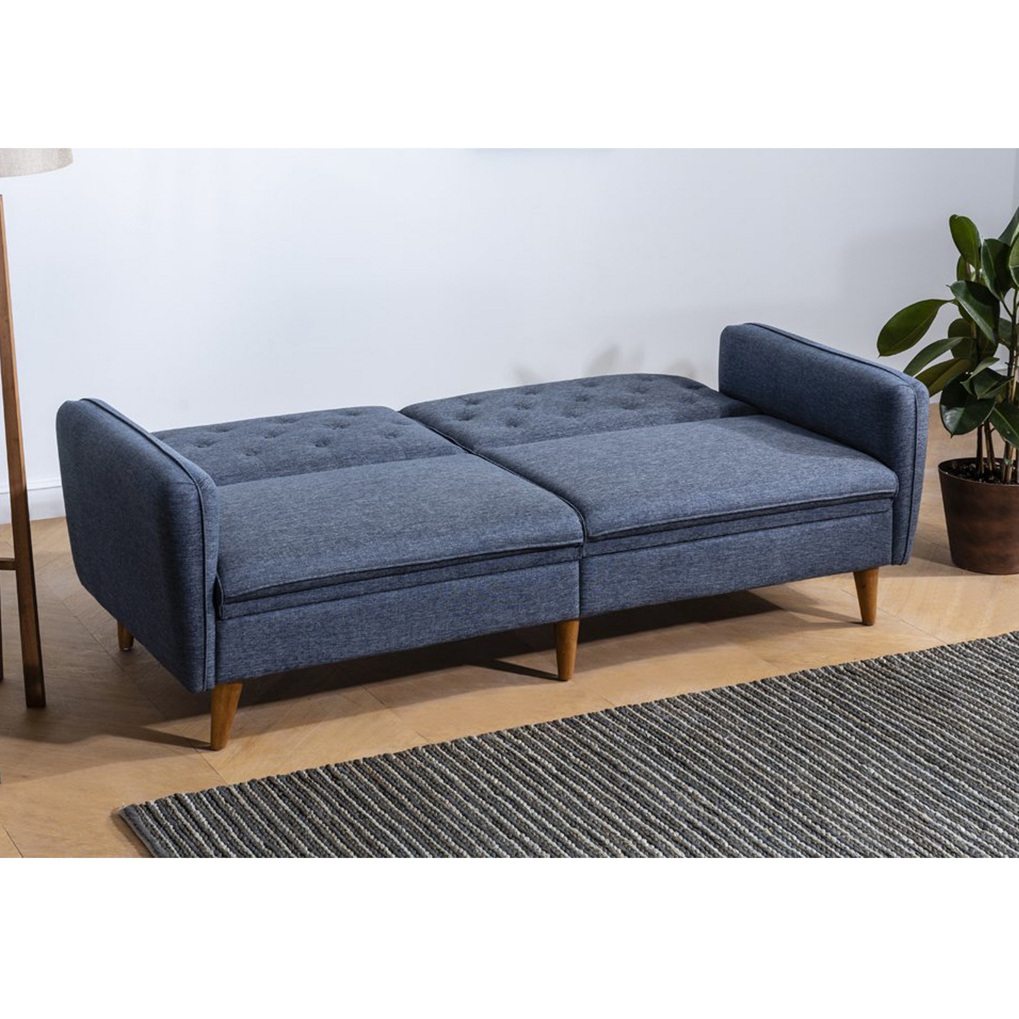 Terra Schlafsofa 3-Sitzer Dunkelblau