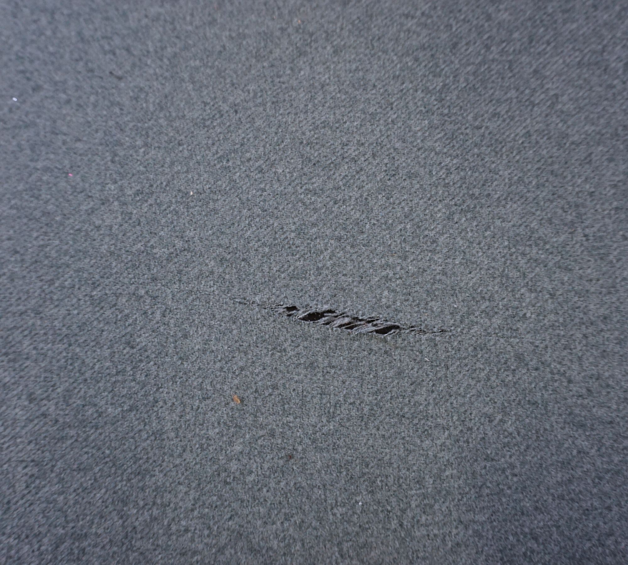 Pyllow Divano angolare Récamiere destra Tessuto a trama fine Blu colomba