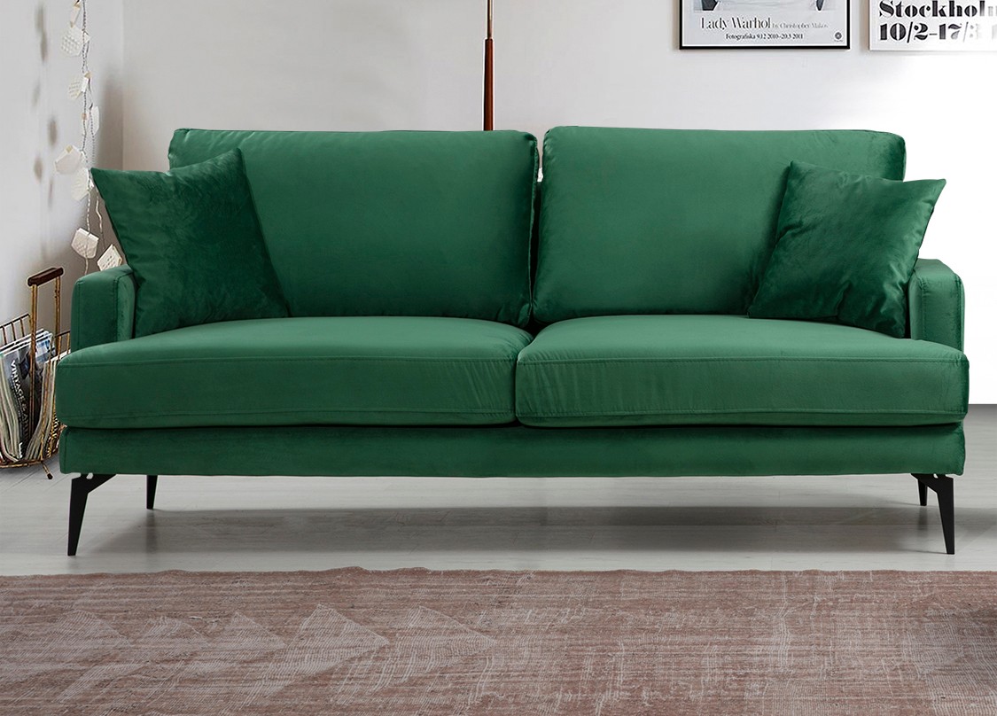 Papira 2-Sitzer Sofa Grün