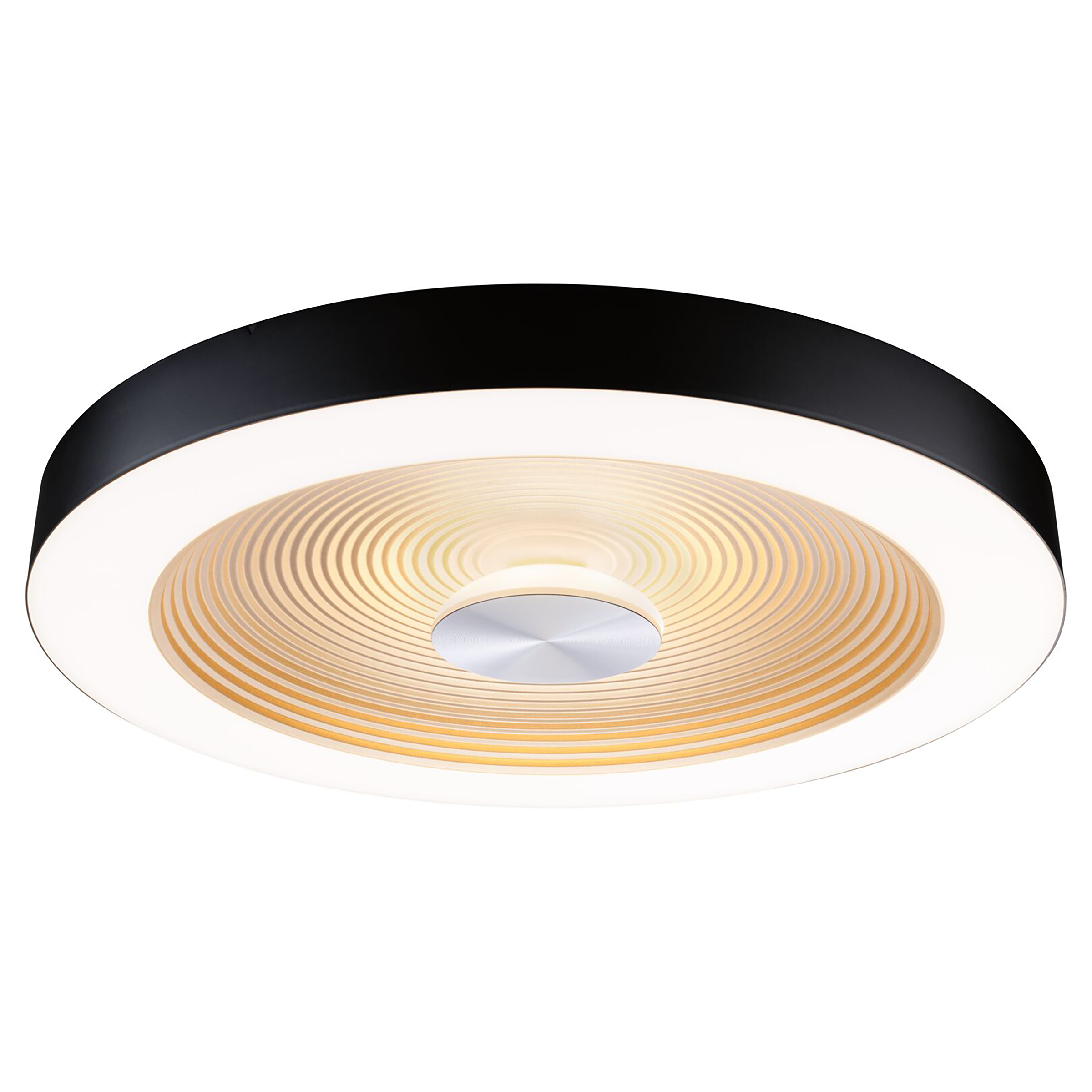 LED-Deckenleuchte Volea Schwarz Gold