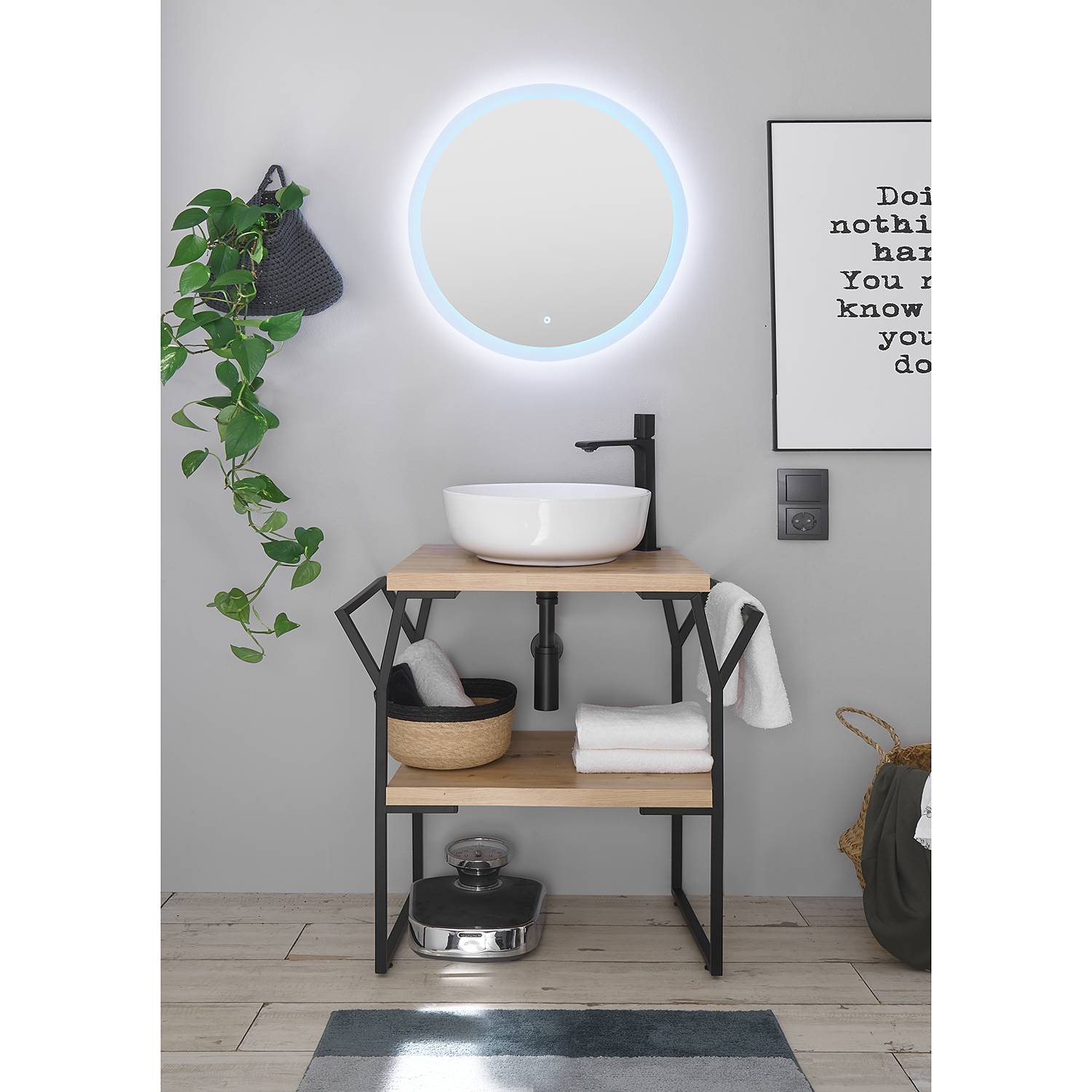 Laos II Aufsatzwaschbecken Weiß