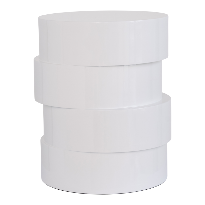 Pila Side Table White