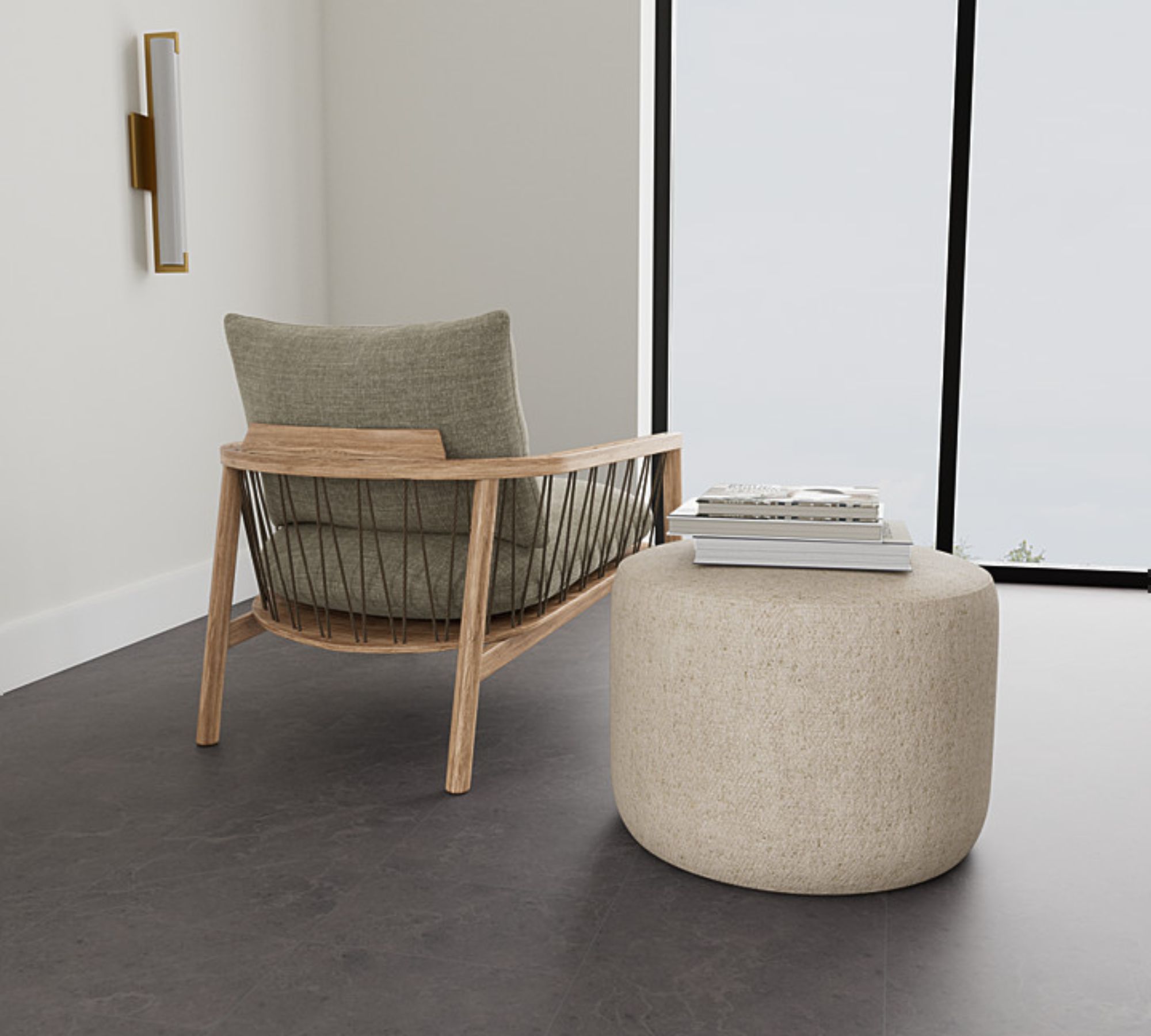 Pouf No. 9 Moonlight Sand