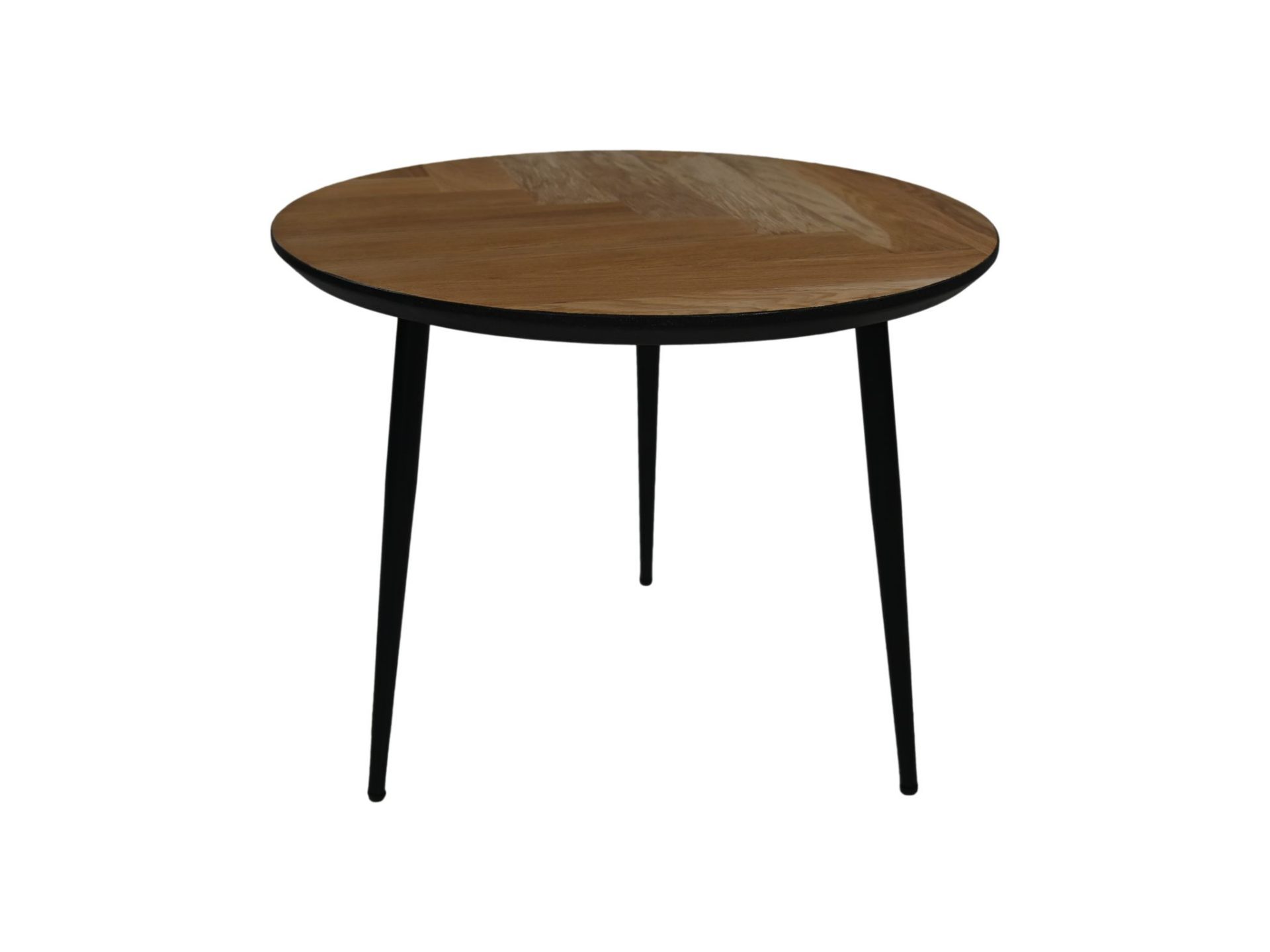 Runder Fishbone Beistelltisch ø60cm