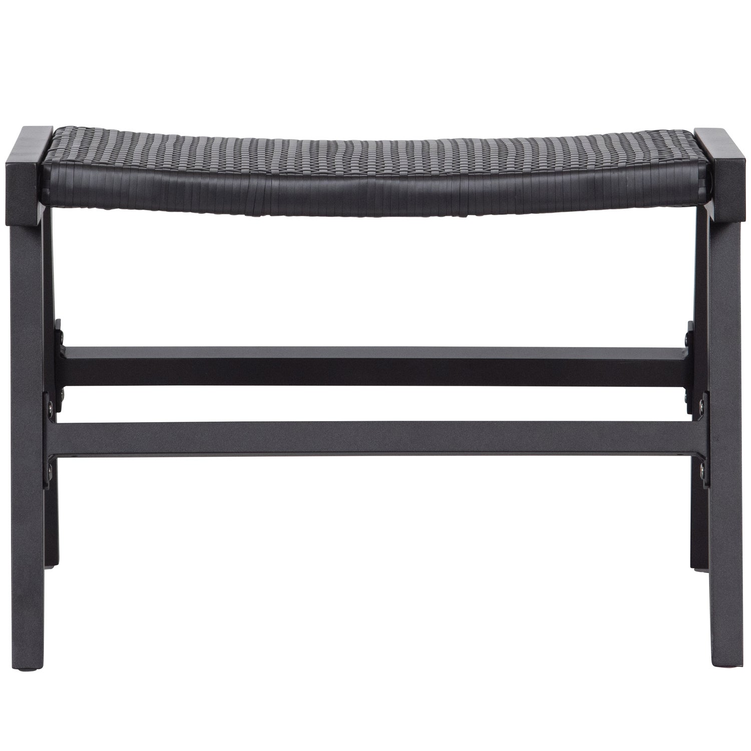 Puk Garten Hocker Aluminium Schwarz