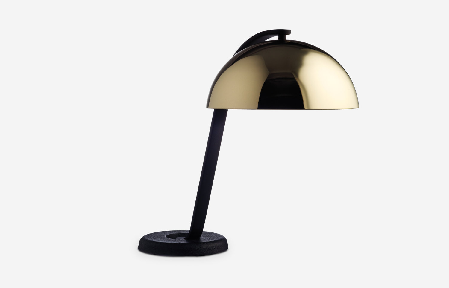 Cloche Tischleuchte Metall Gold