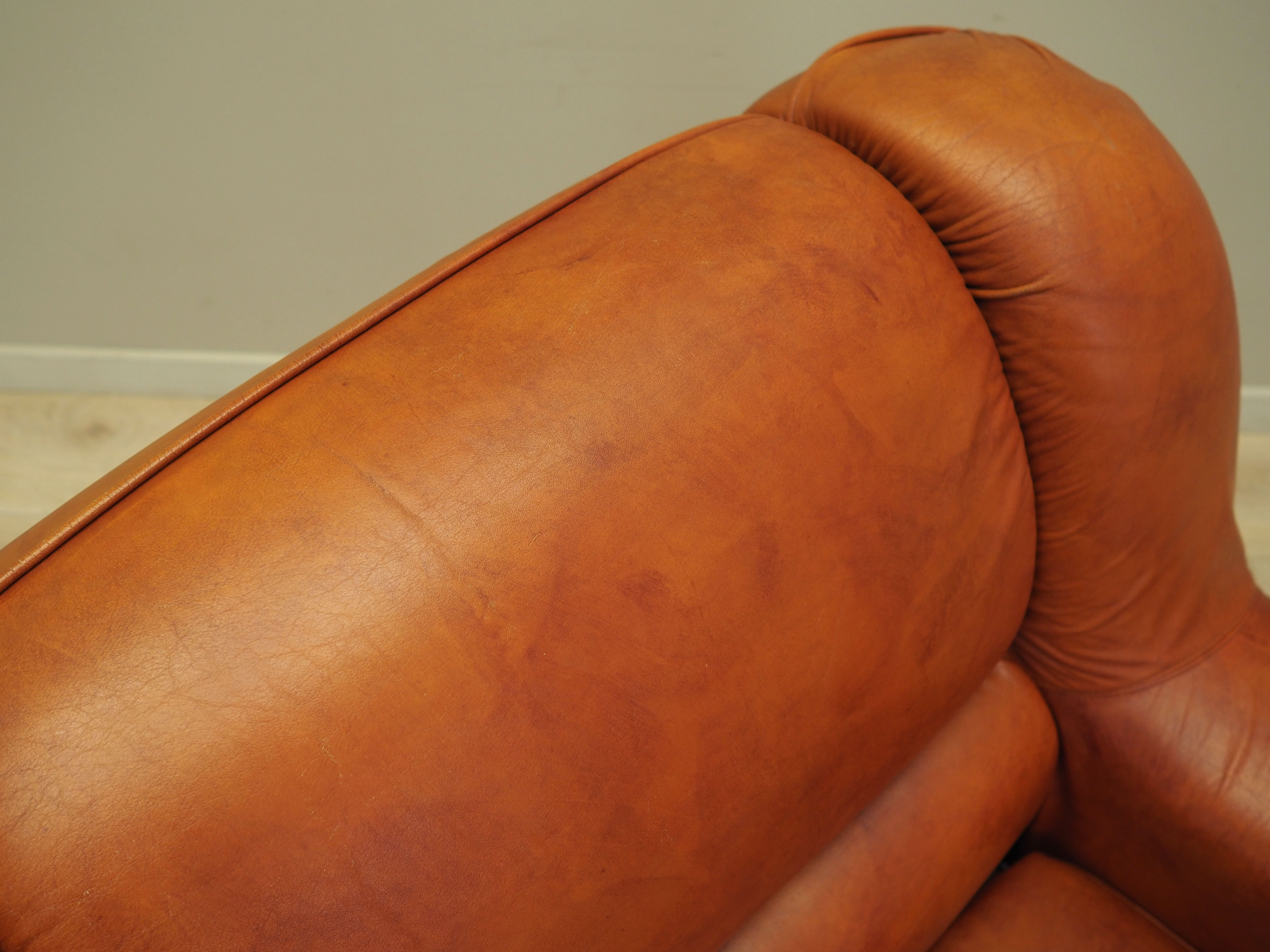 Armchair Leather Brown 1970s