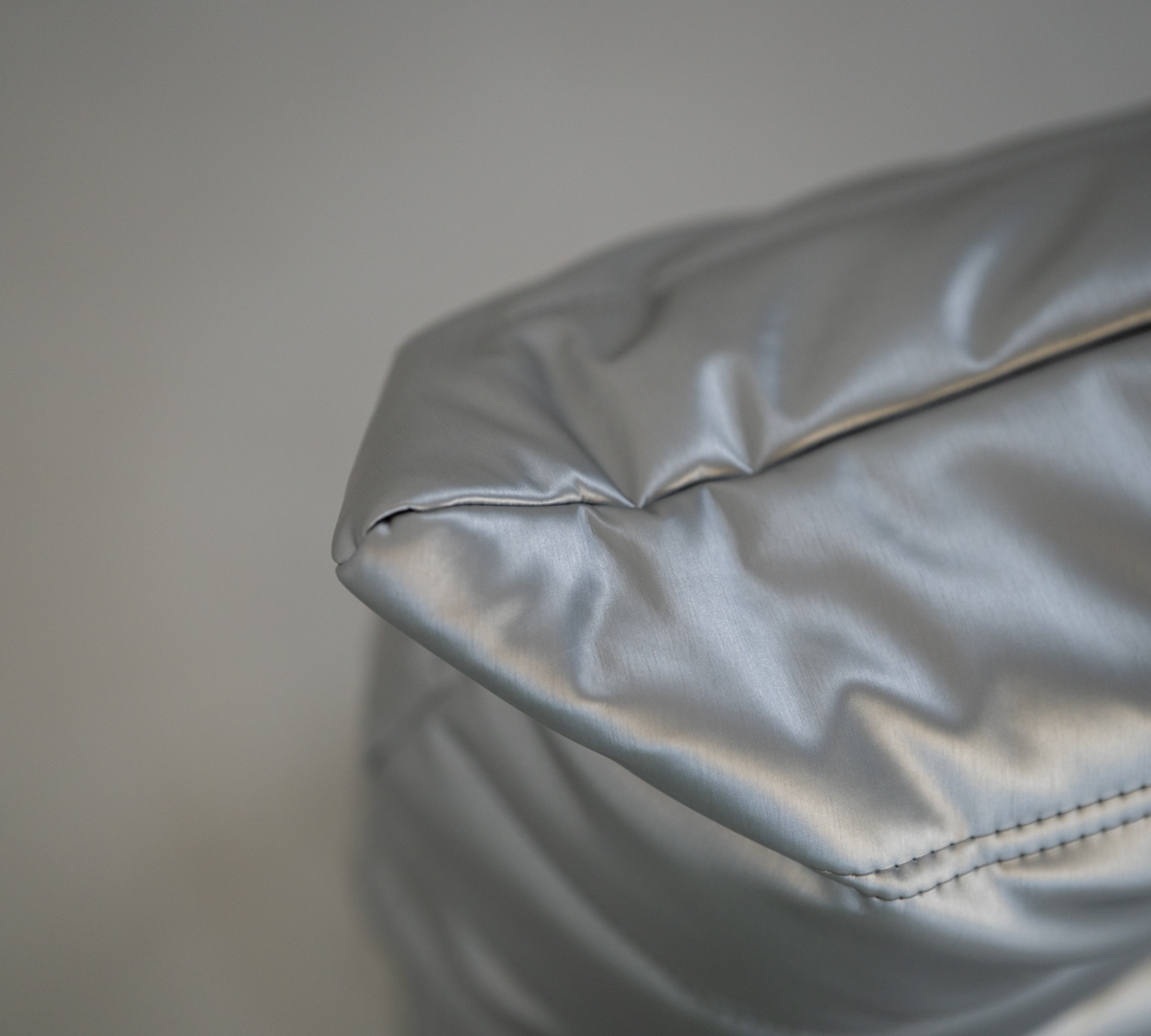 Togo Sofa 3-Sitzer Kunstleder Space Grau