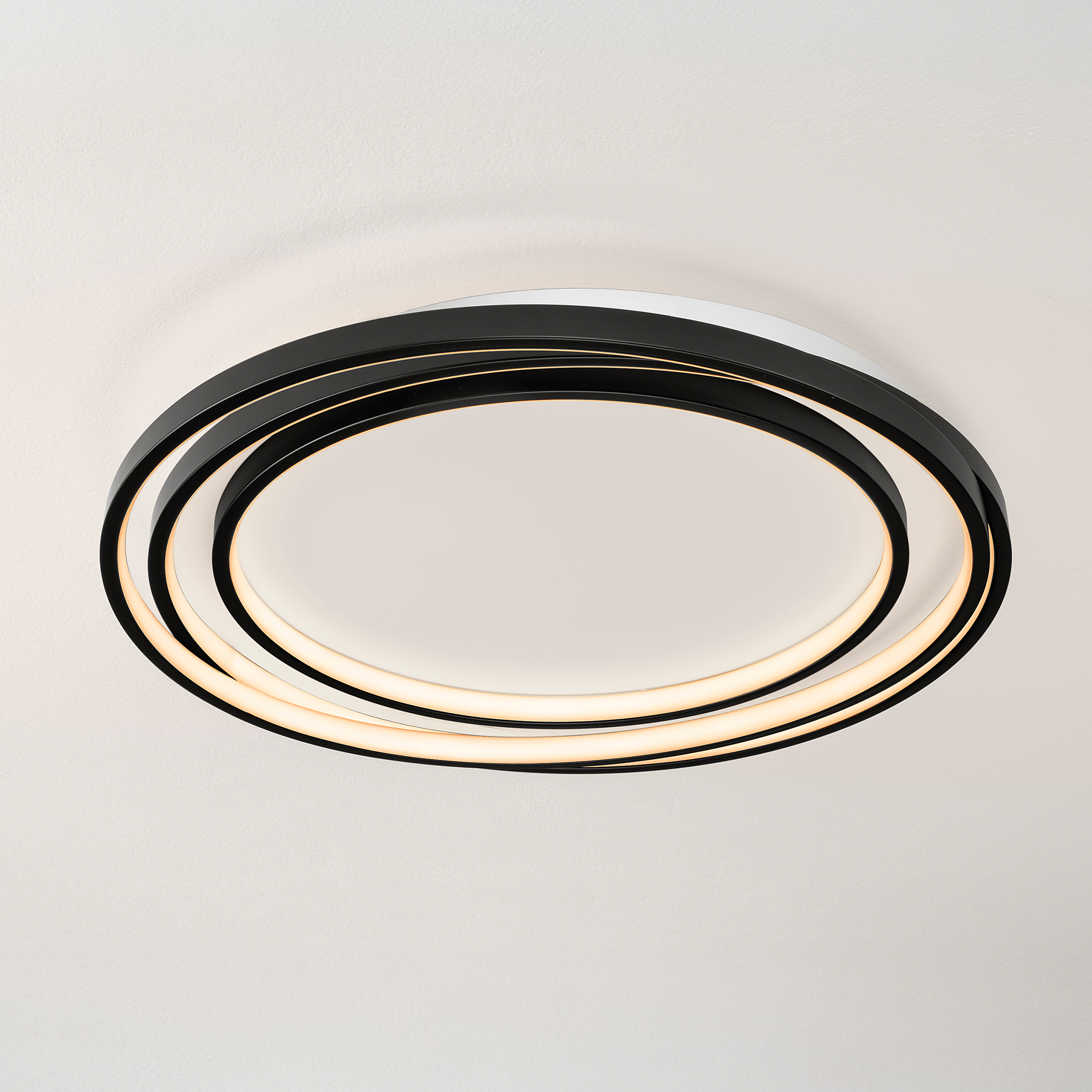 Arbor Deckenleuchte Aluminium Acrylglas Schwarz 