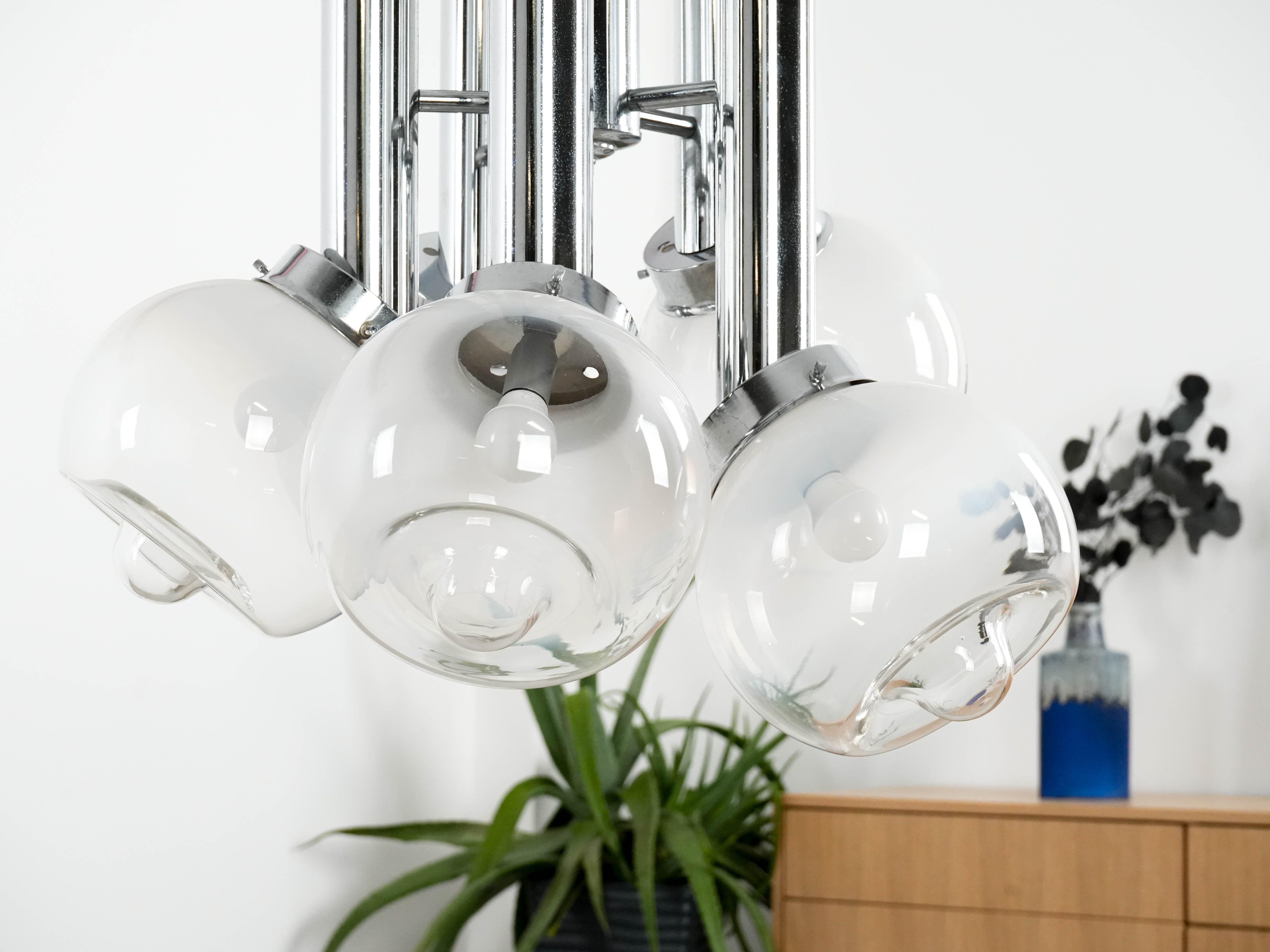 Chandelier White 1970s