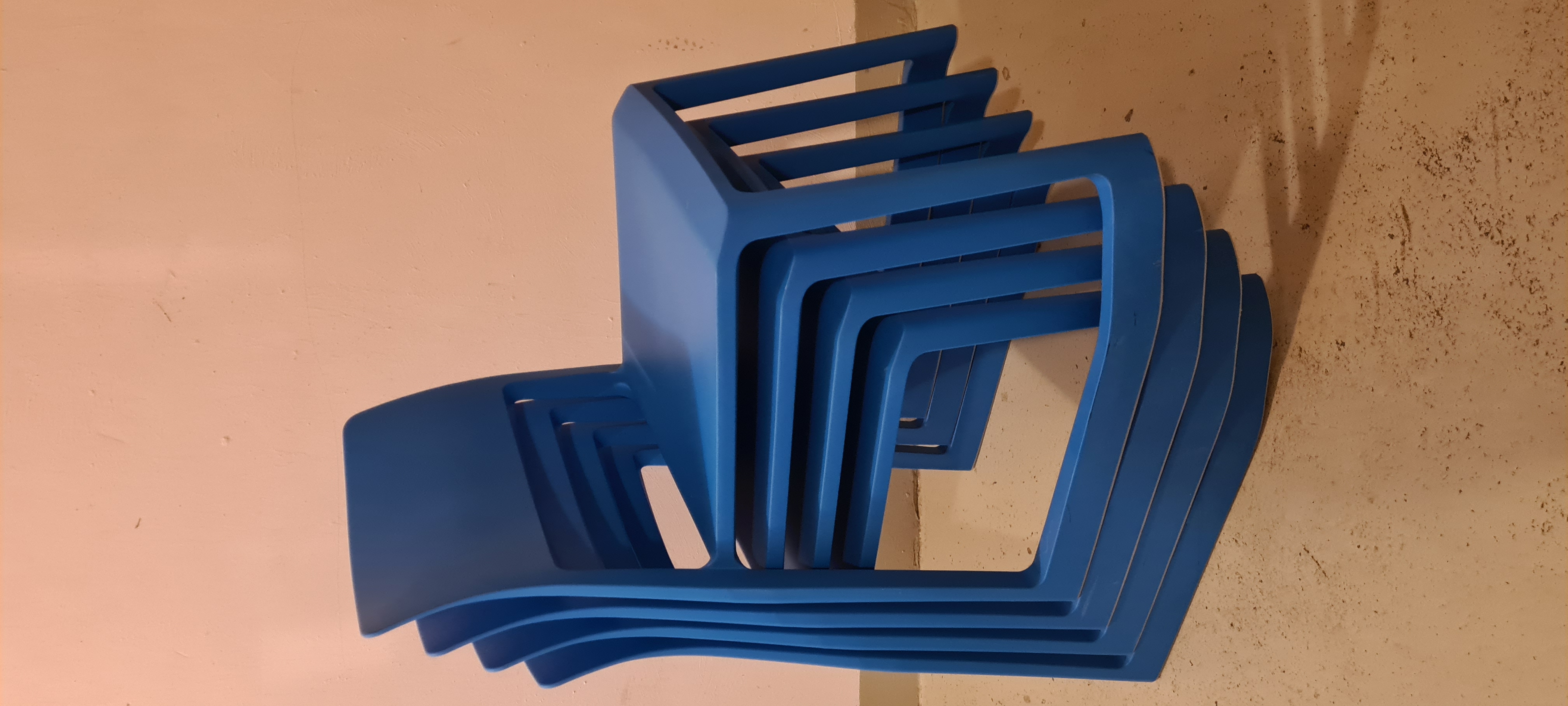 Tip Ton Stuhl Kunststoff Blau