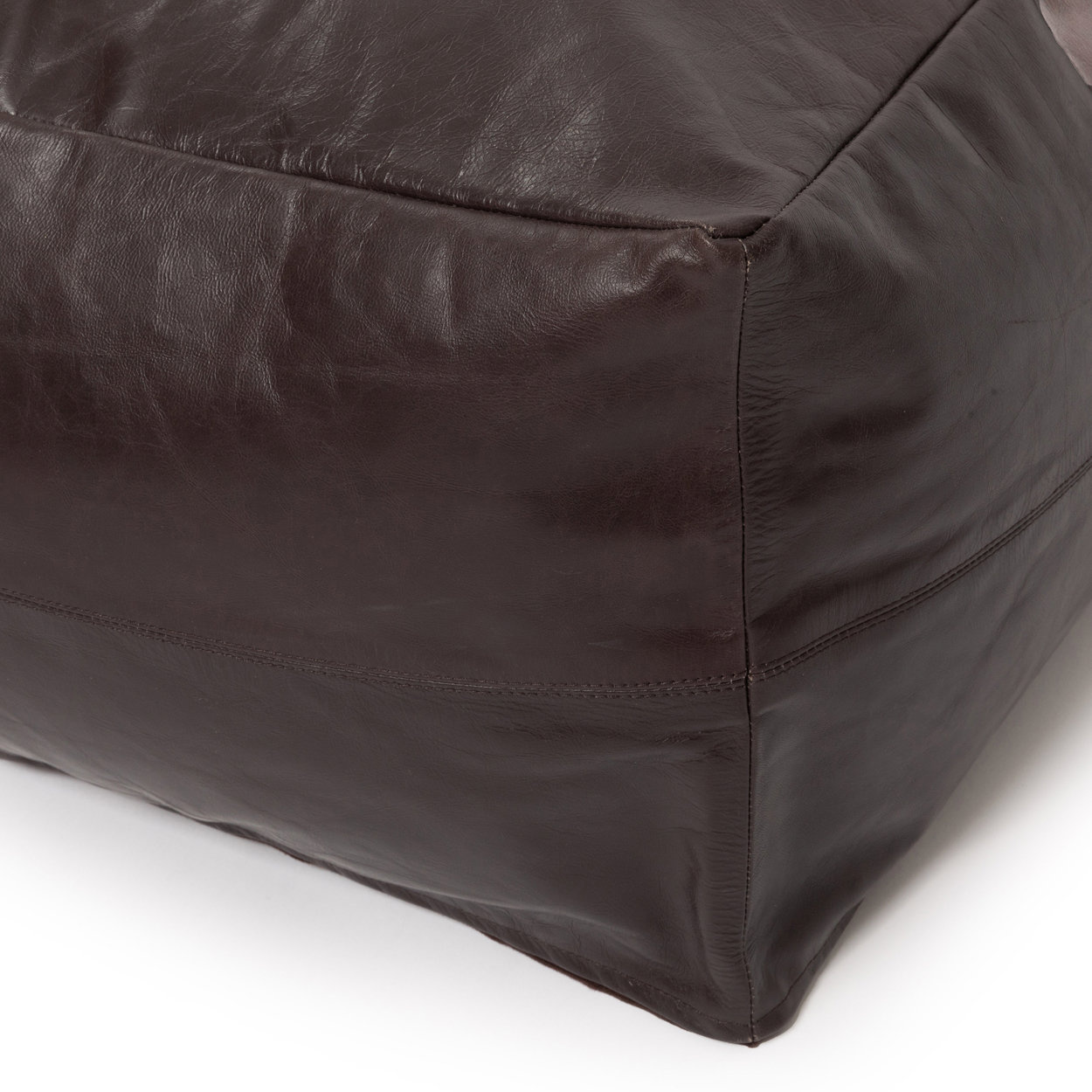 Stool Leather Brown