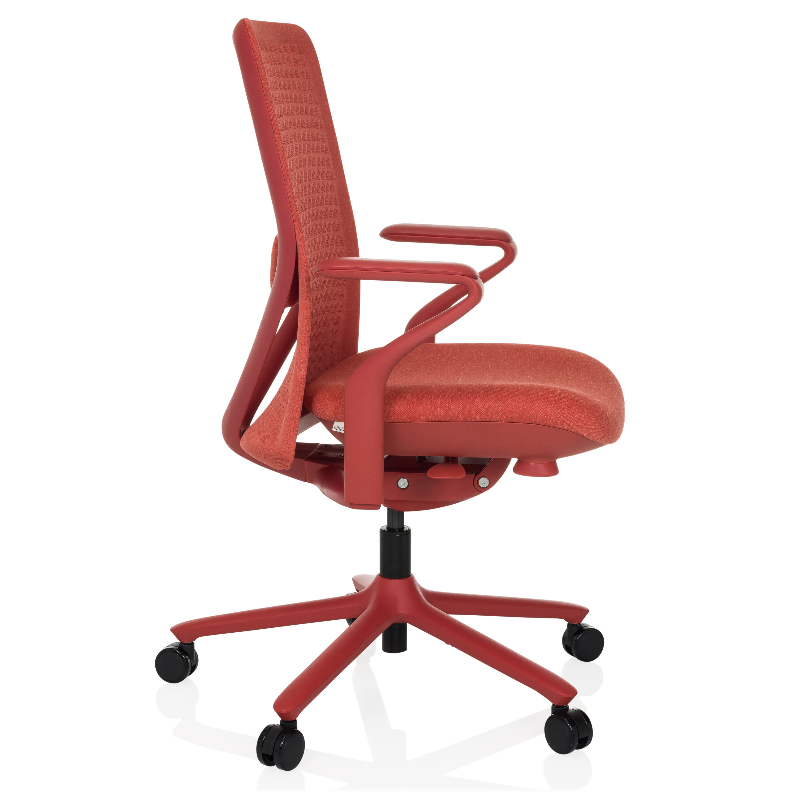 VERVIO Bürostuhl Netzstoff Rot