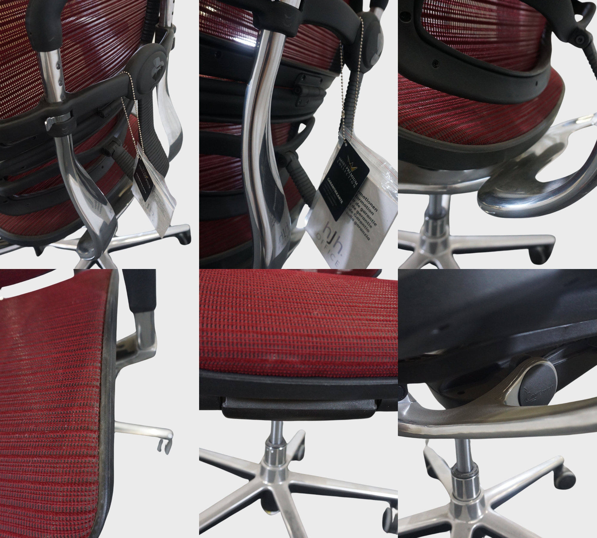 Profi-Bürostuhl ERGOHUMAN SLIM 652170 Synchronmechanik