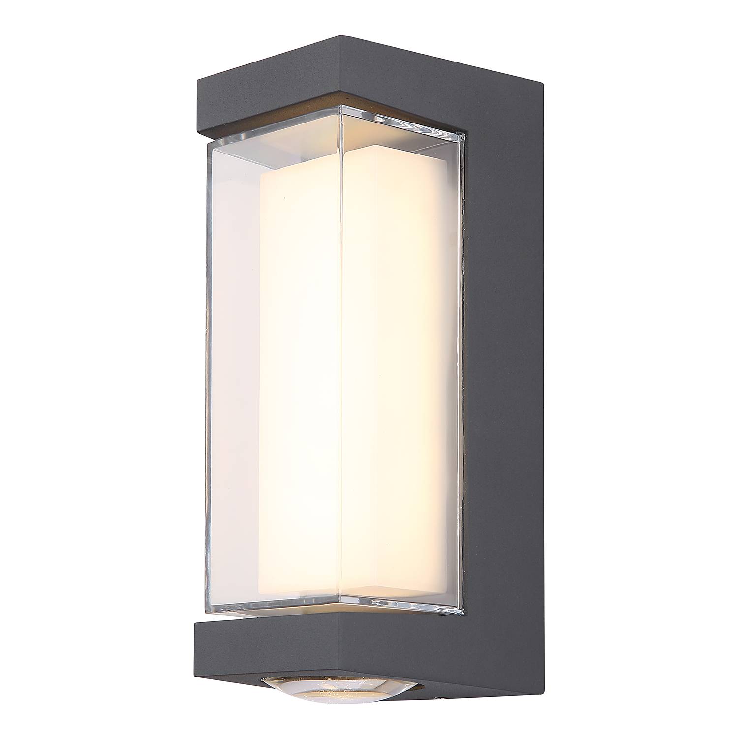 LED-Wandleuchte Plixon Typ B Grau