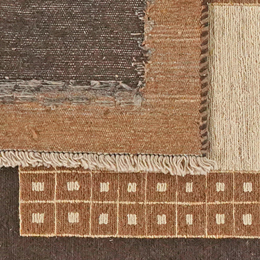 Kilim Gashgai Teppich Braun