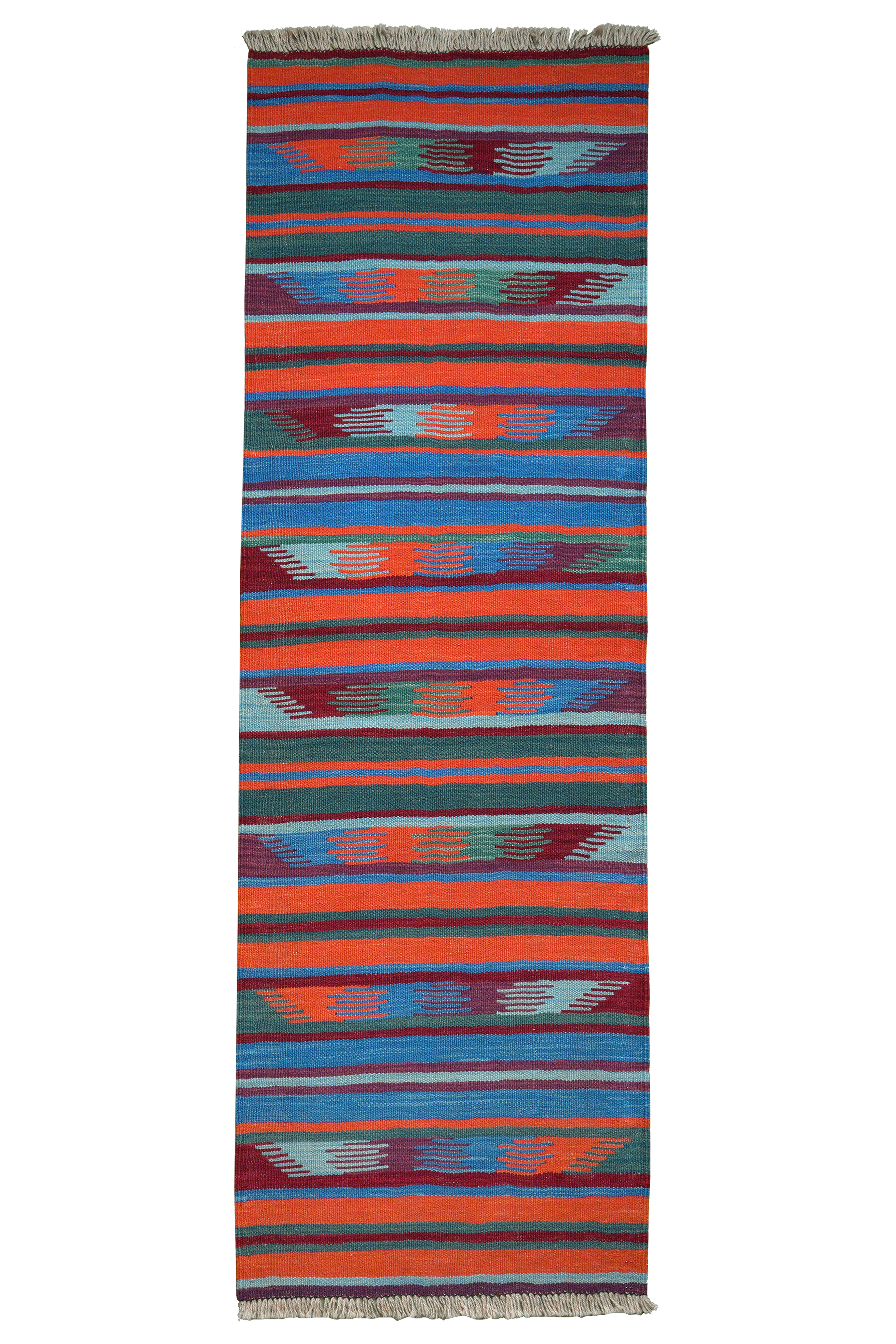 Kilim Gashgai Teppich Mehrfarbig