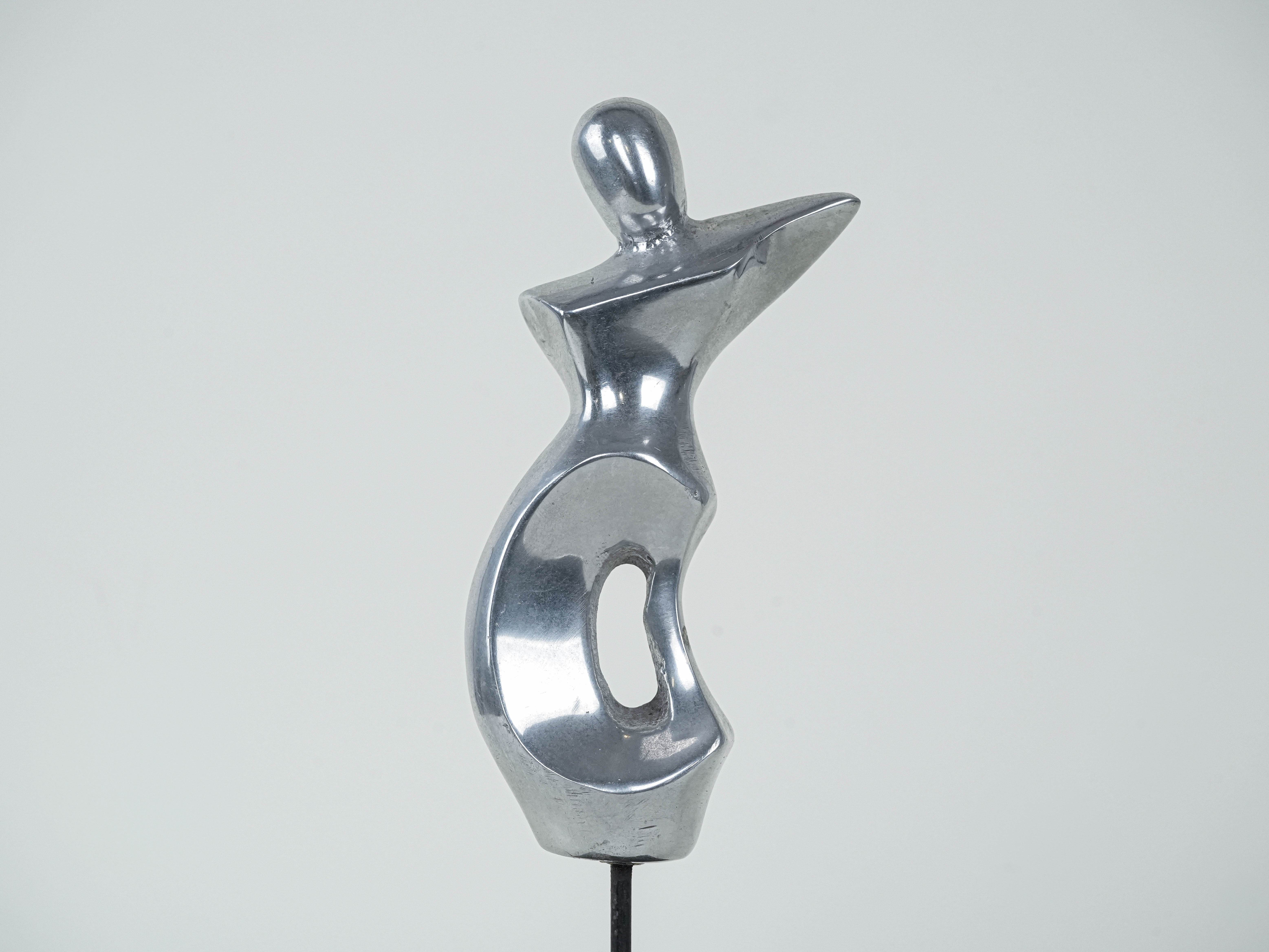 Metal figure silver