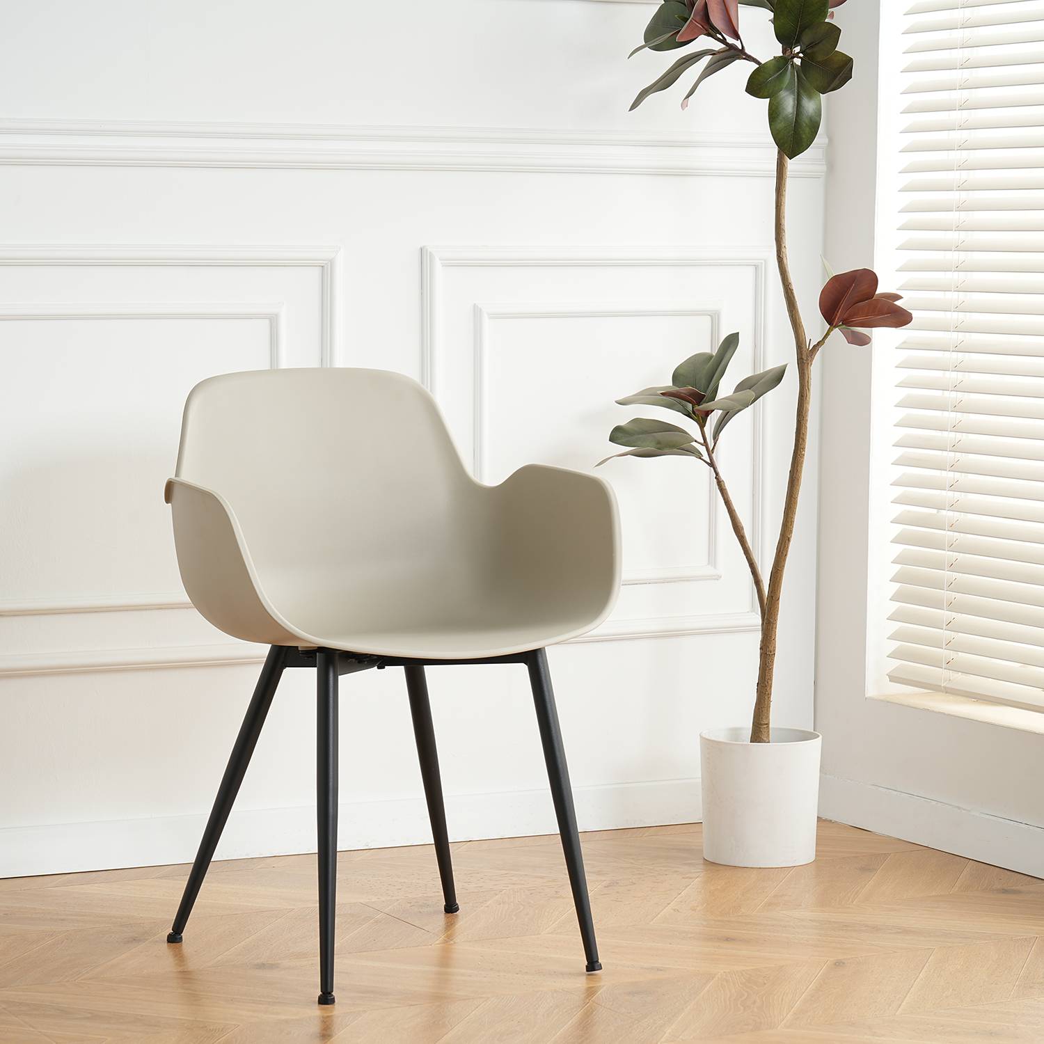 2x Esszimmerstuhl Sandby Grau