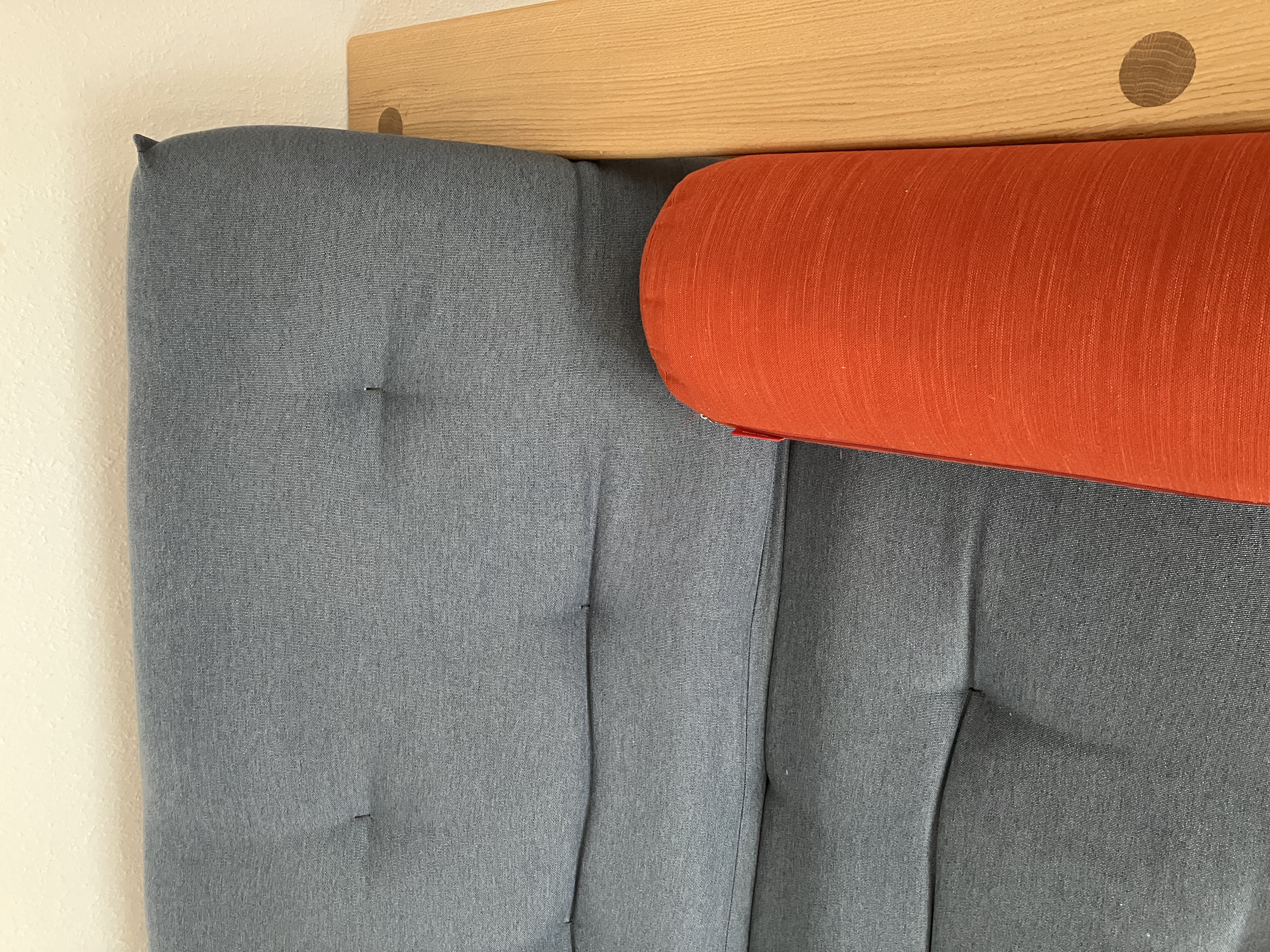 Baldar Schlafsofa Holz Blau