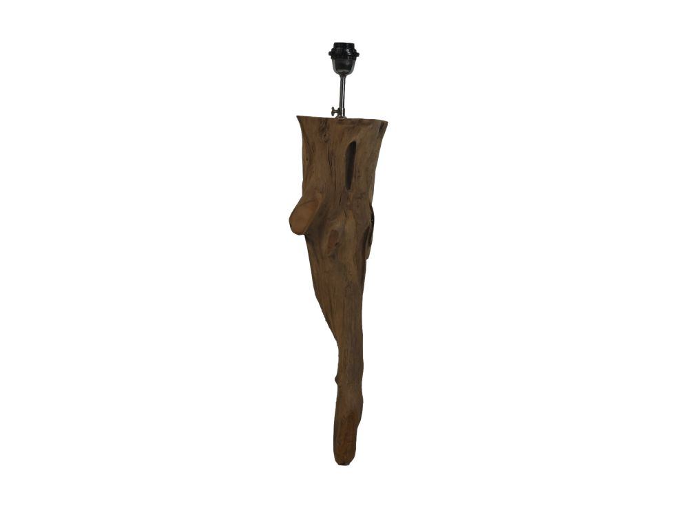 Wandlampe Teakholz Braun